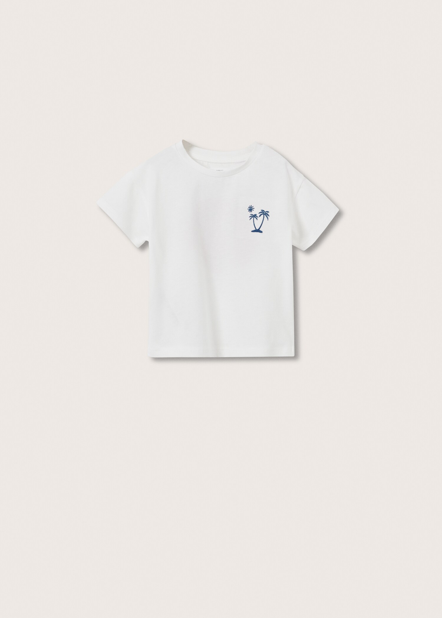 Bawełniany wzorzysty t-shirt - Artykuł bez modela/modelki