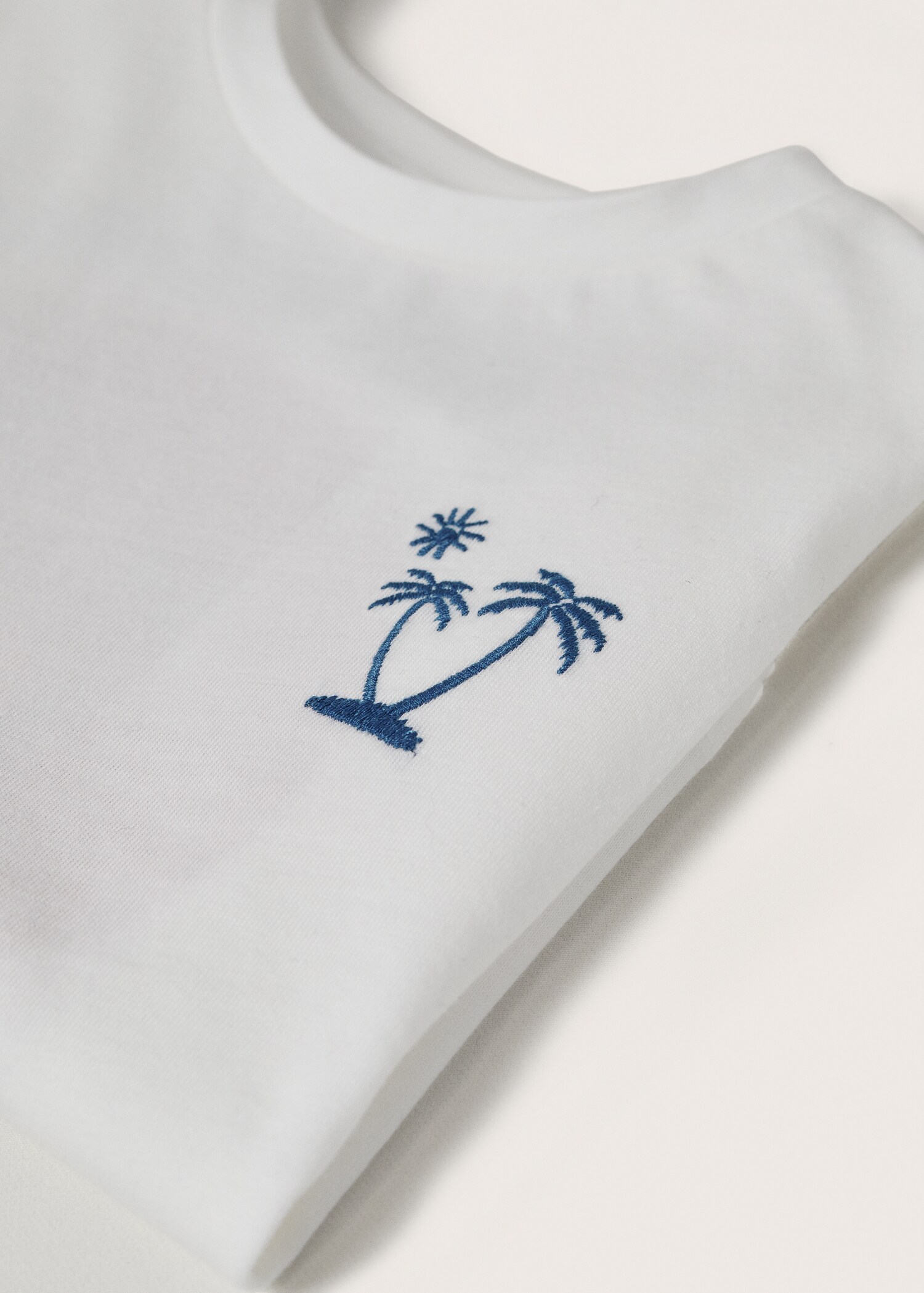 Bawełniany wzorzysty t-shirt - Szczegóły artykułu 8
