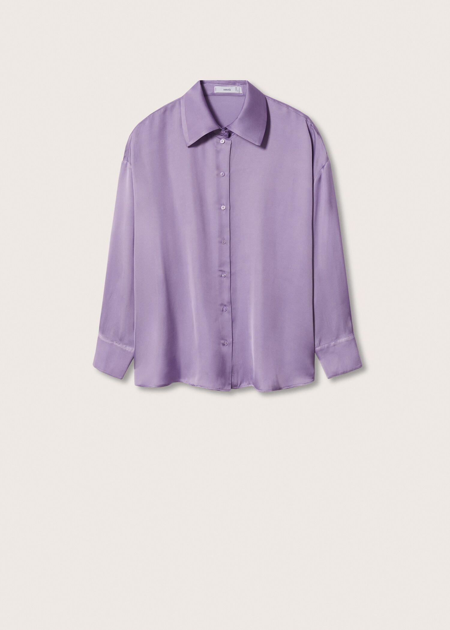 Camisa satinada oversize - Artículo sin modelo
