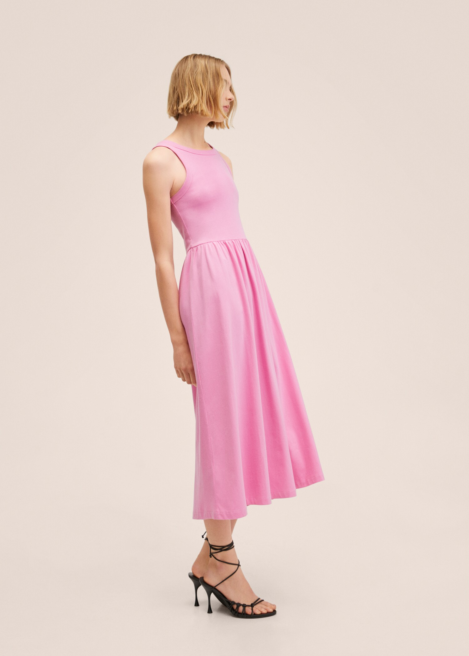Vestido combinado algodón - Detalle del artículo 2