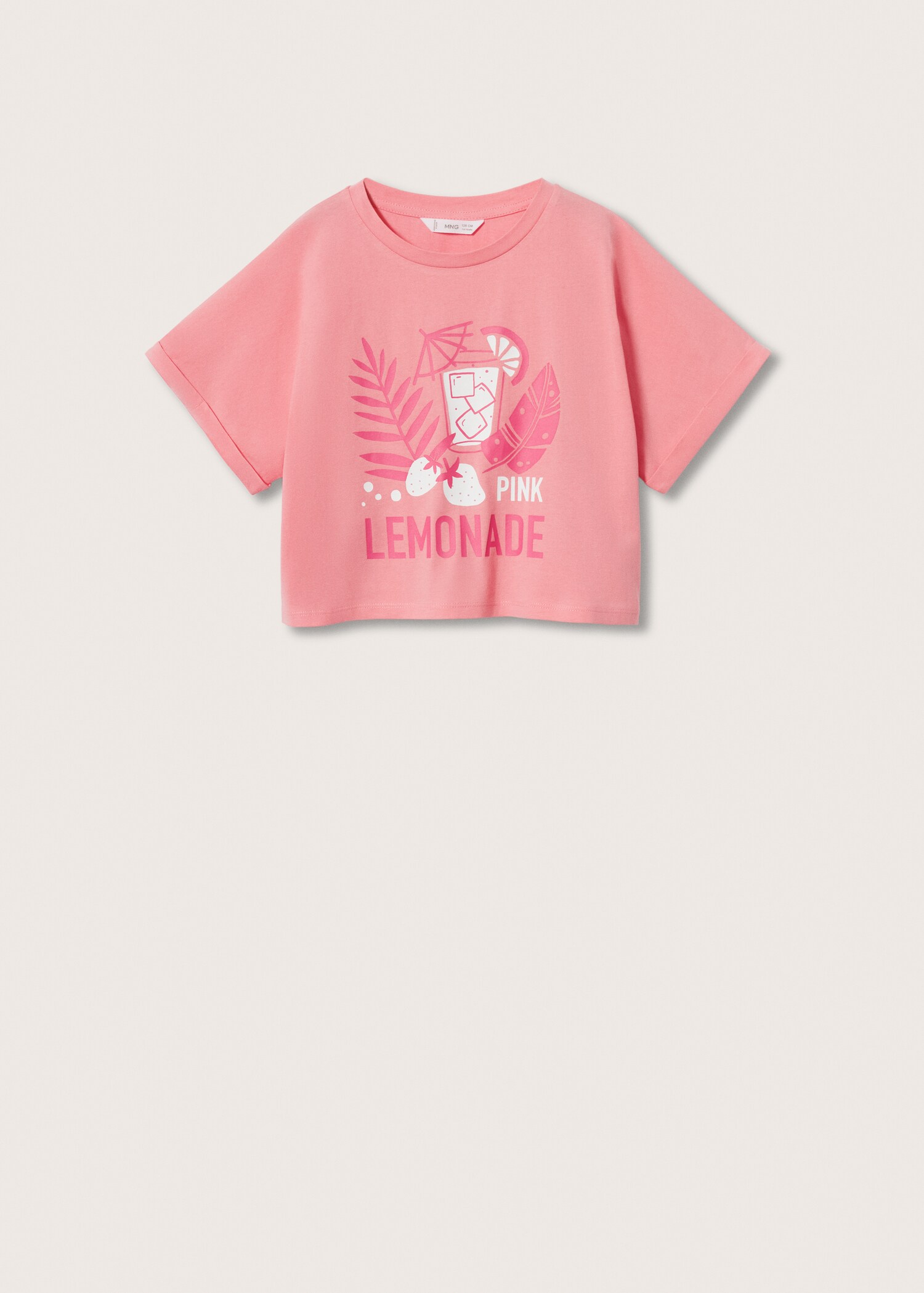 Printed cotton-blend T-shirt - Article without model