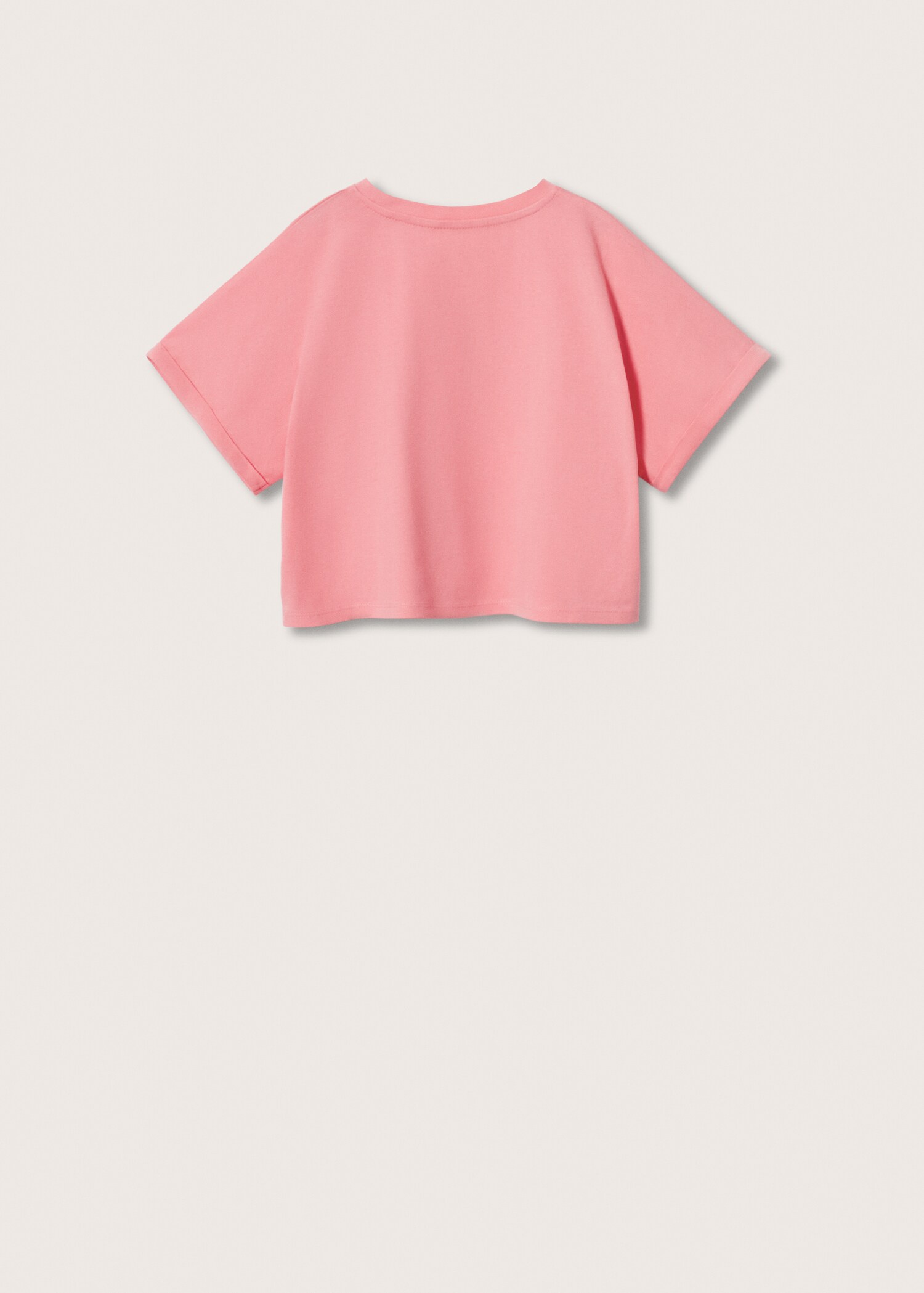 Printed cotton-blend T-shirt - Reverse of the article