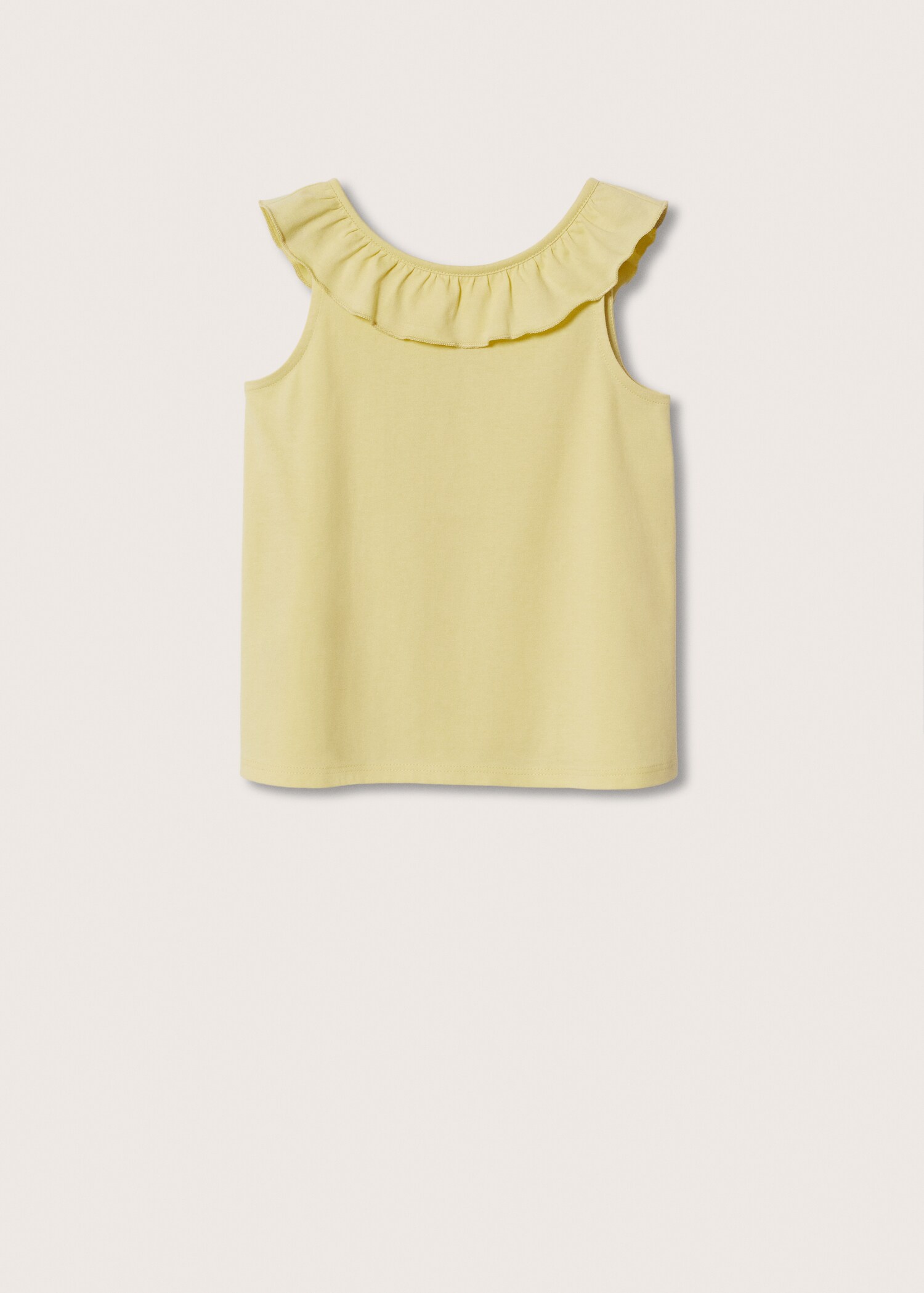Ruffle cotton T-shirt - Article without model
