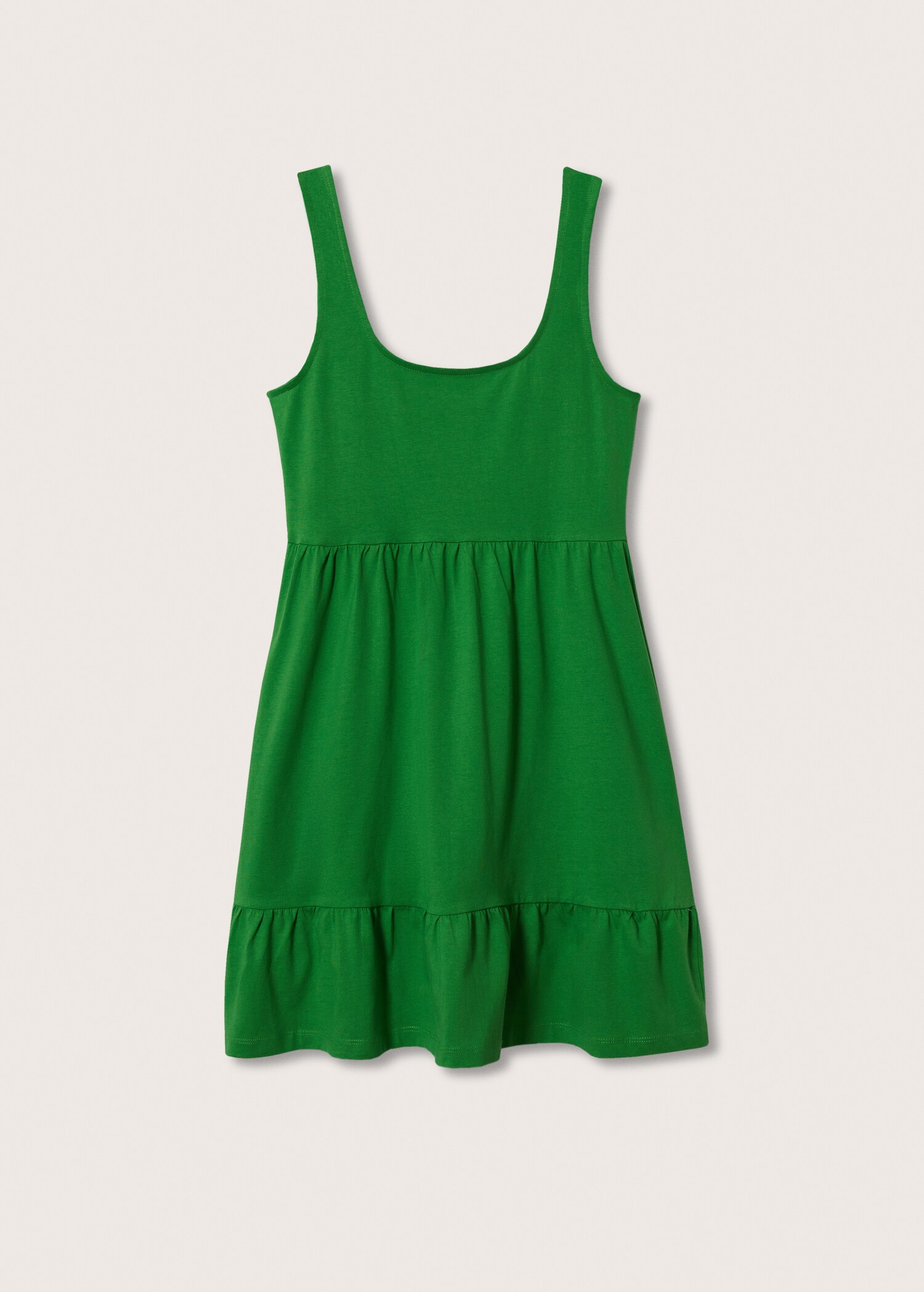 Frill cotton dress - Article without model