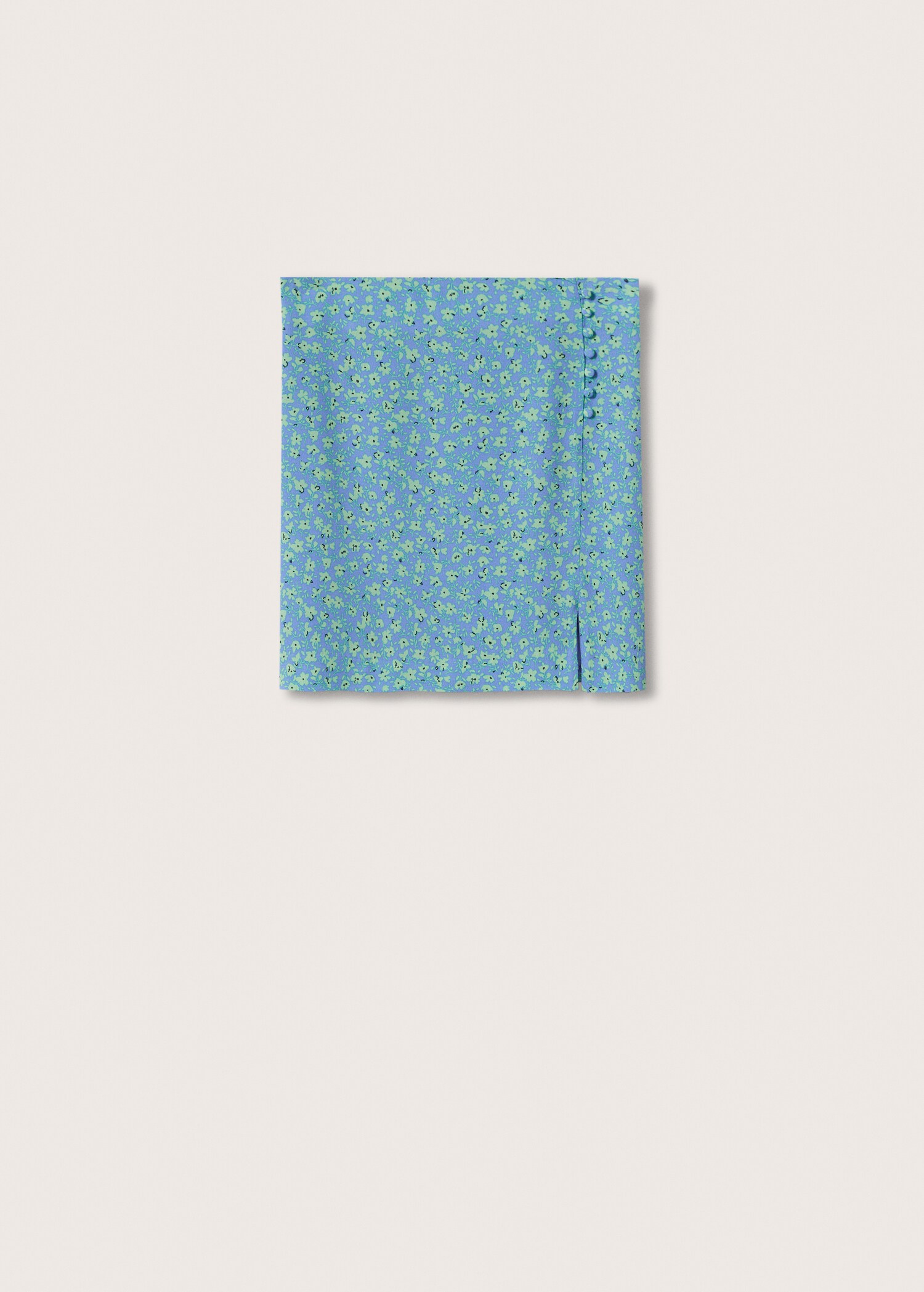 Gonna stampa floreale - Articolo senza modello