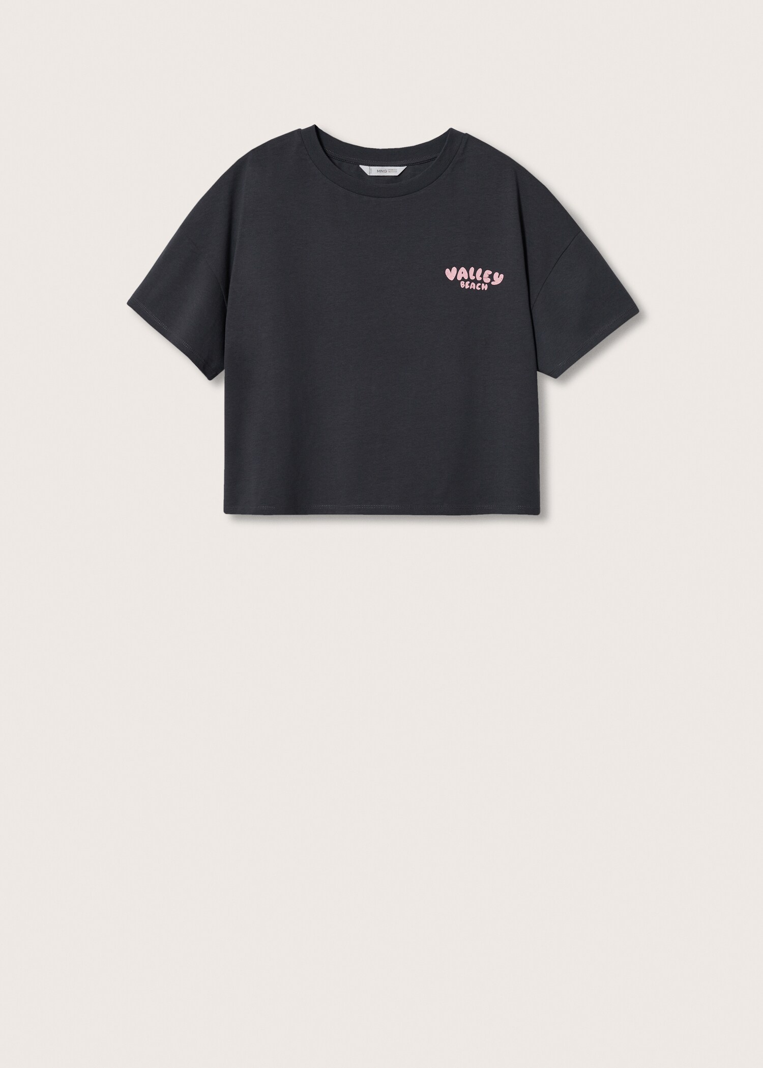 Oversized message t-shirt - Article without model