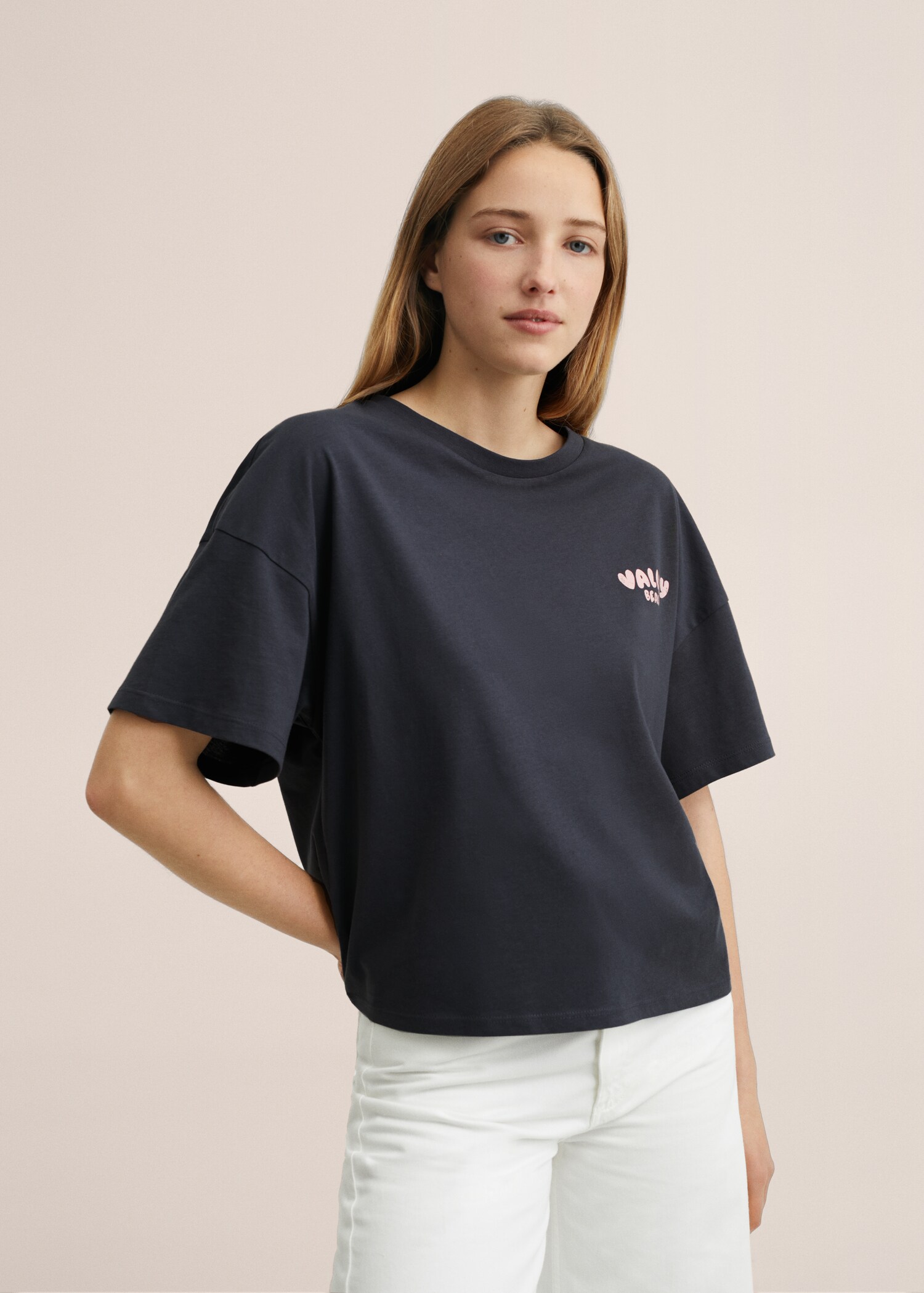 Oversized message t-shirt - Details of the article 1