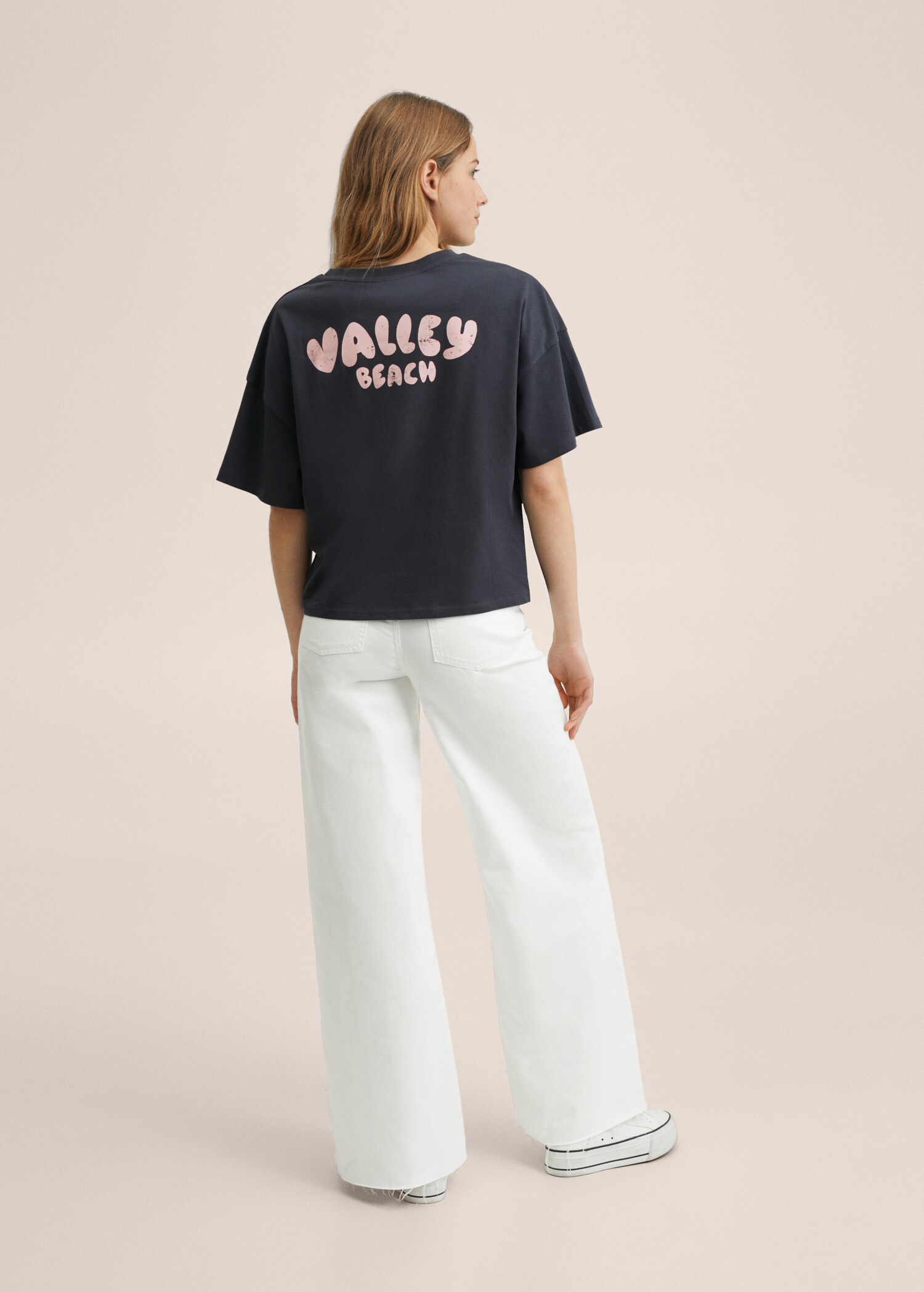 Oversized message t-shirt - Reverse of the article