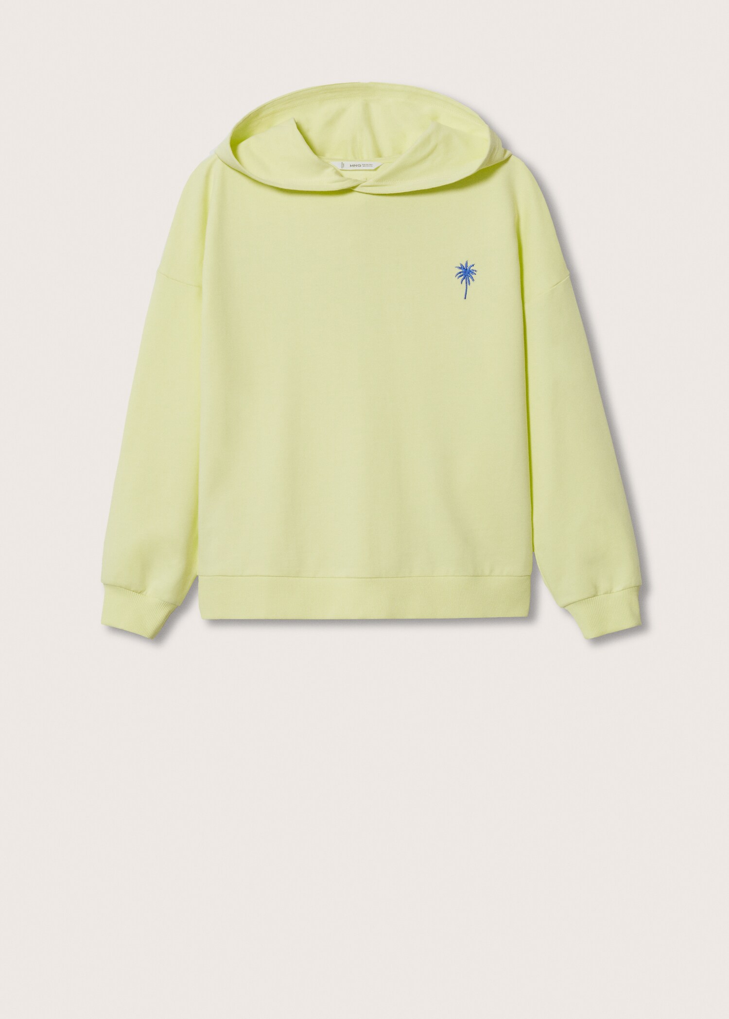 Oversized message sweatshirt - Article without model