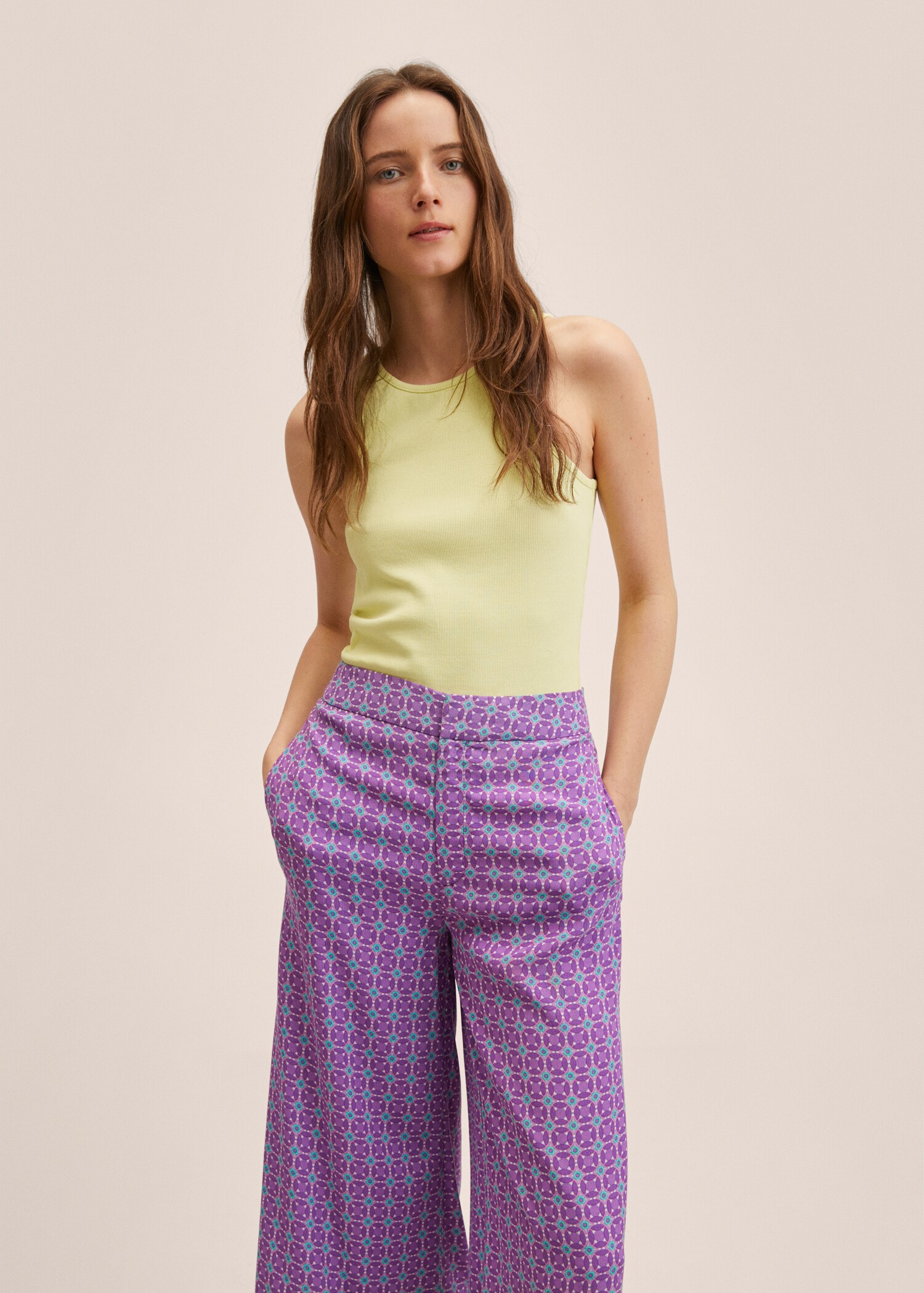 Fluid culotte trousers - Details of the article 1