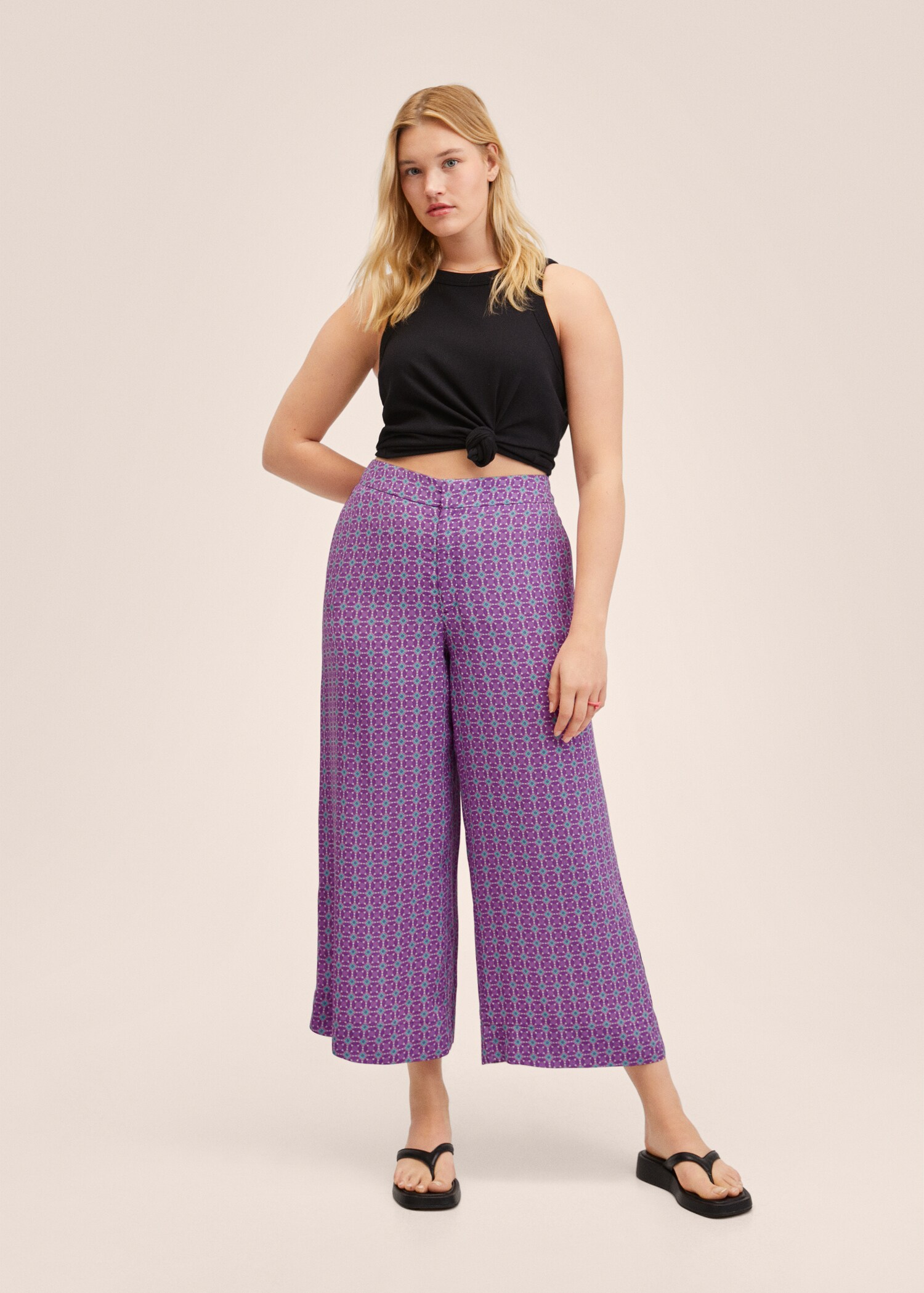 Fluid culotte trousers - Details of the article 3