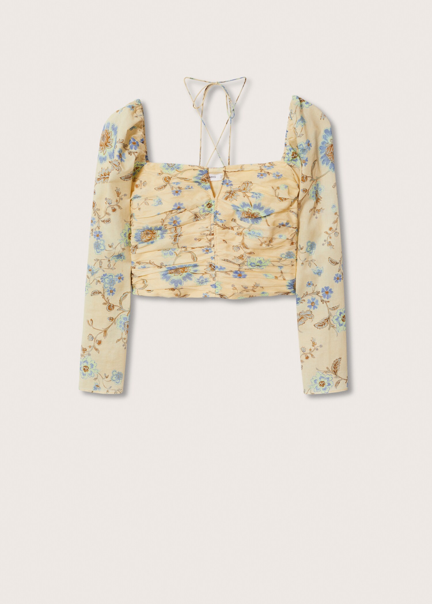 Ruched printed blouse - Article without model