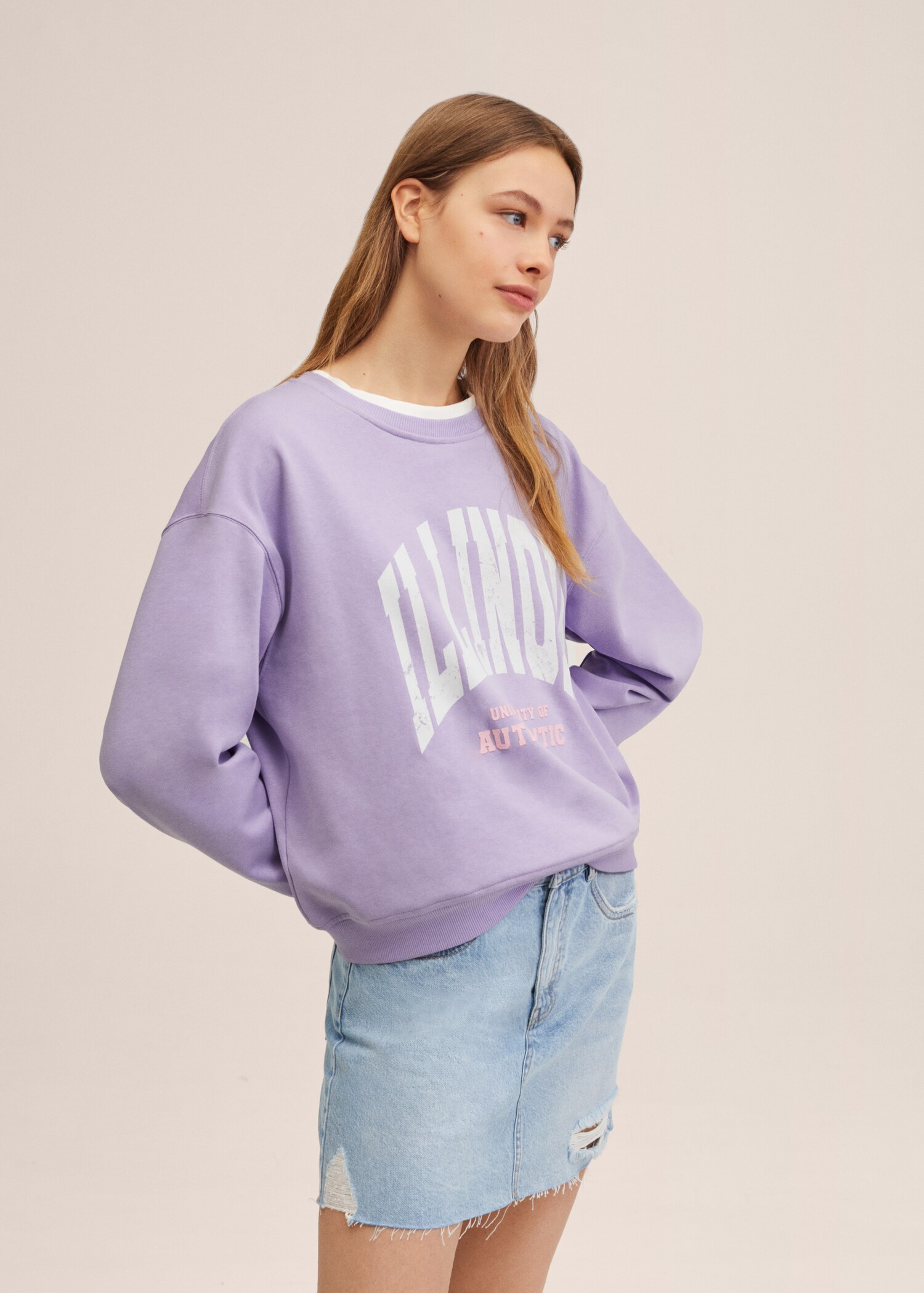 Sudadera algodón mensaje - Detalle del artículo 1