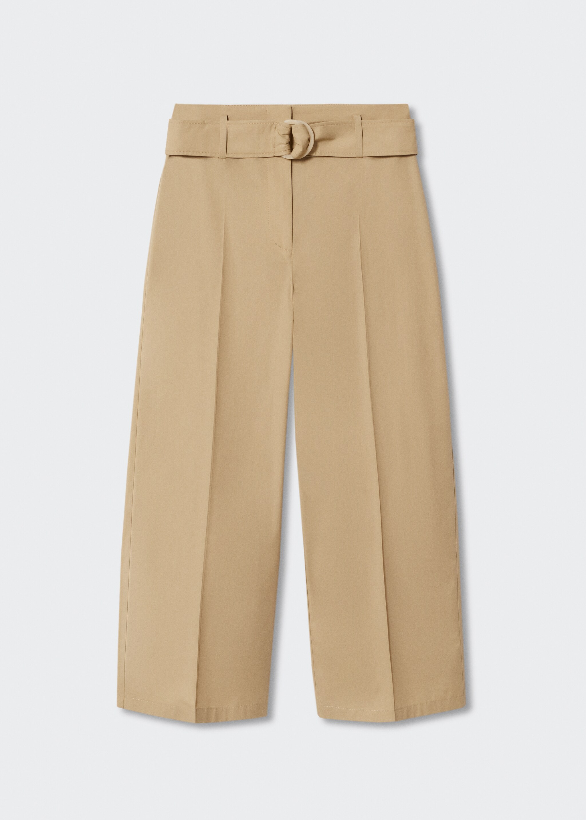 Belt cotton-blend trousers - Article without model