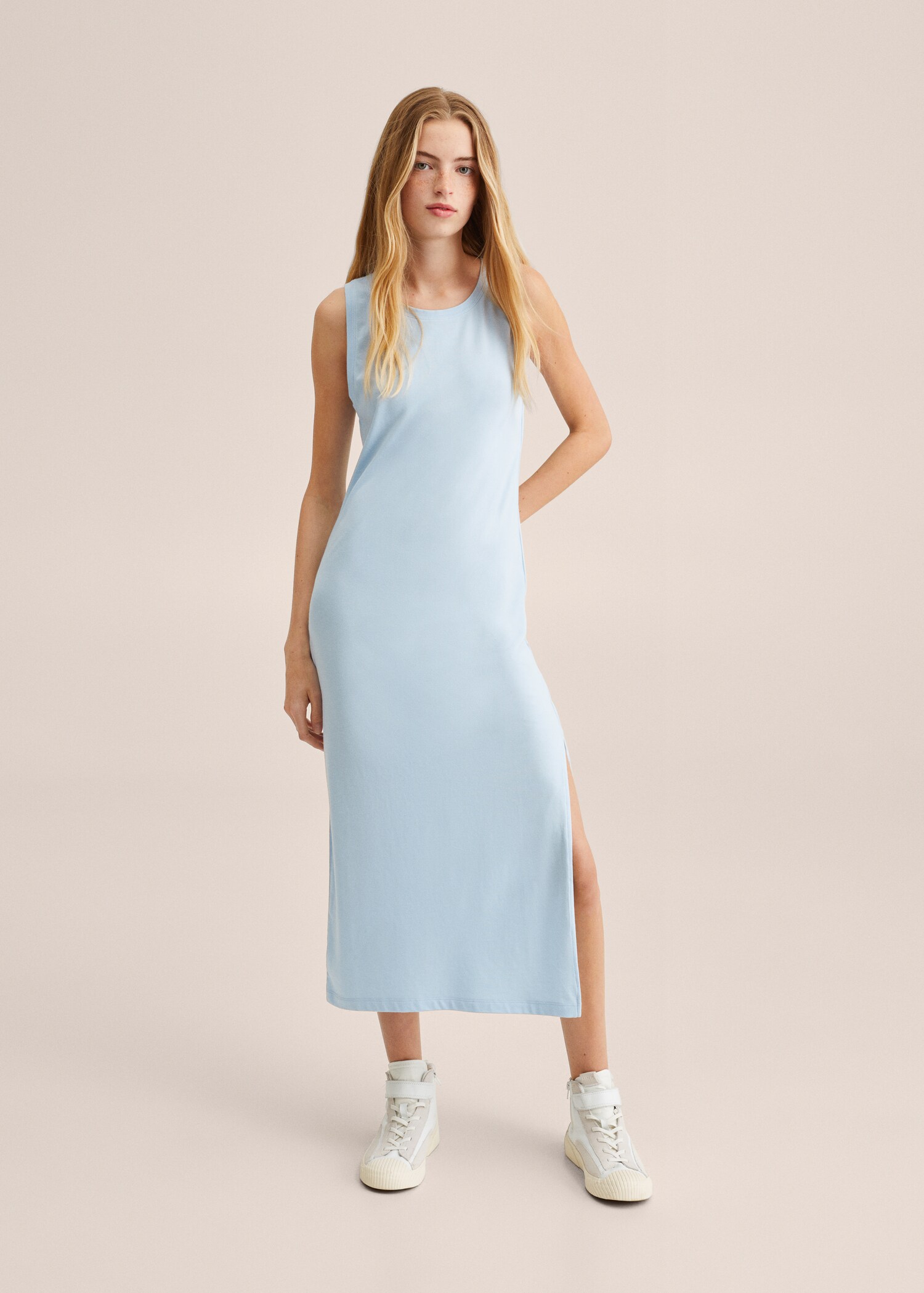 Long cotton dress - Details of the article 2