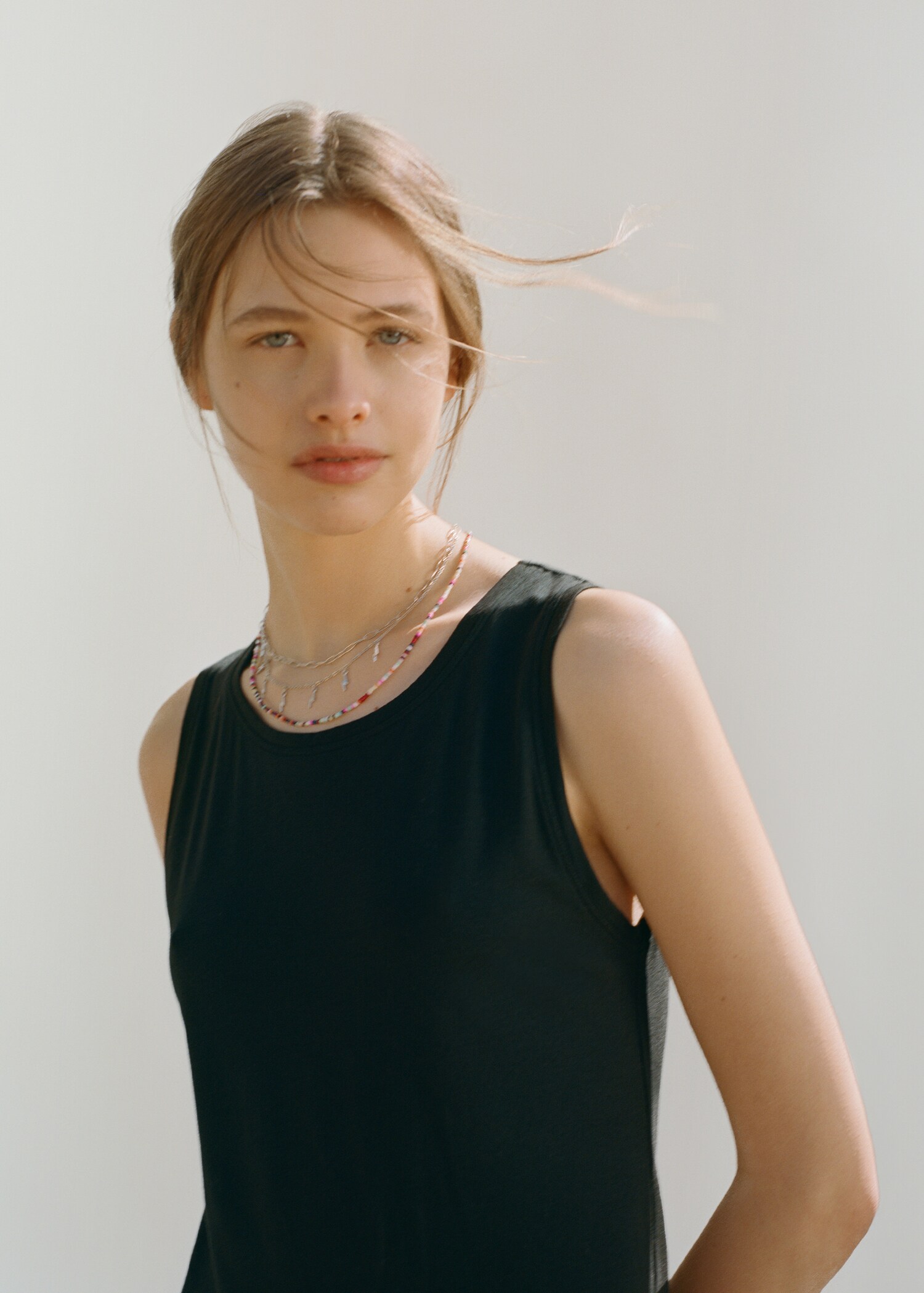 Long cotton dress - Details of the article 5
