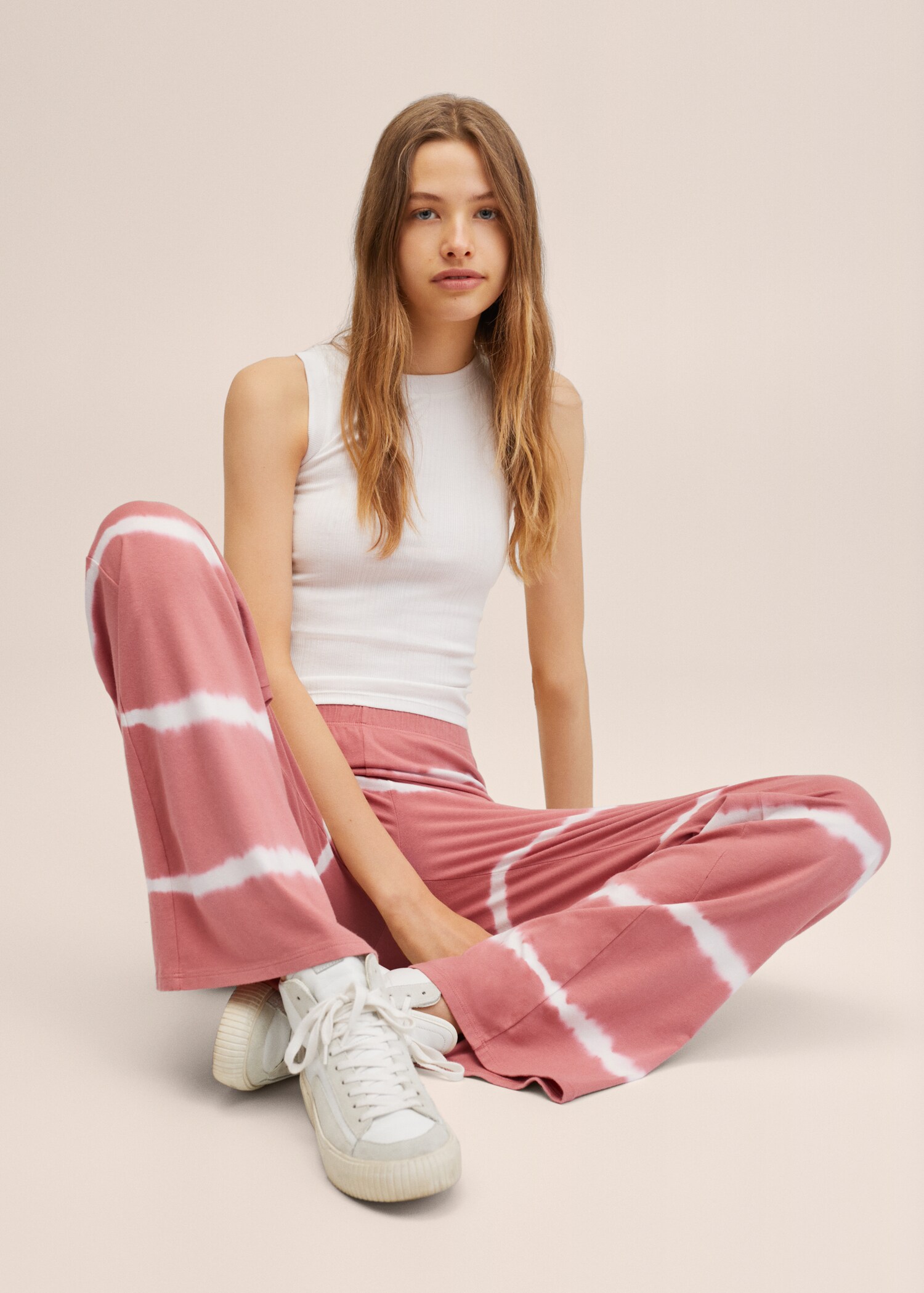 Ribbed cotton-blend top - Details of the article 3