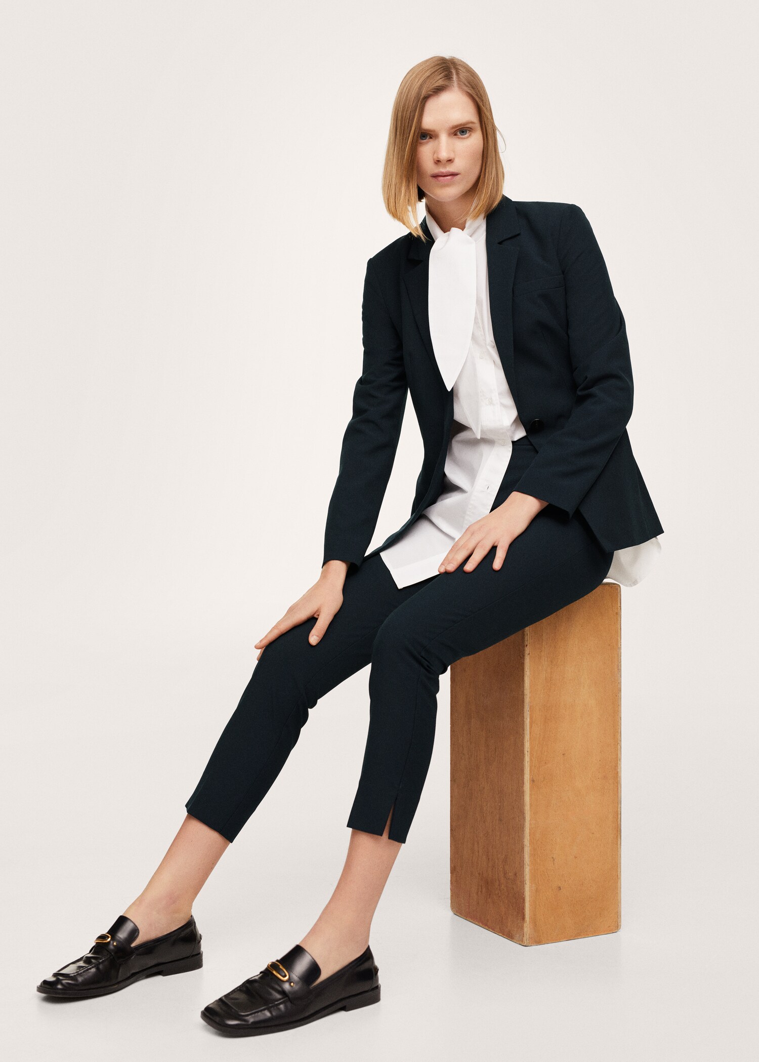 Oblekové kalhoty slim fit - Detail zboží 2