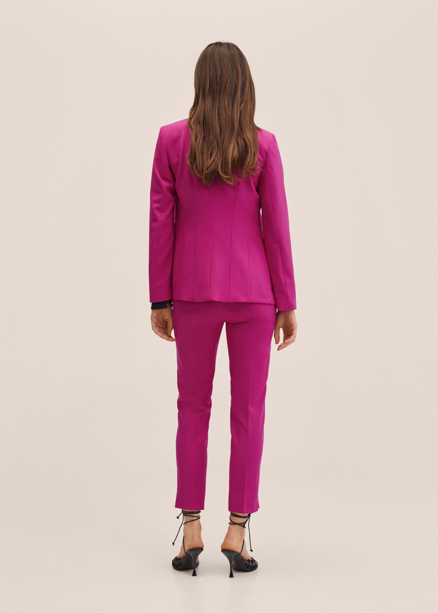 Oblekové kalhoty slim fit - Zadní strana zboží