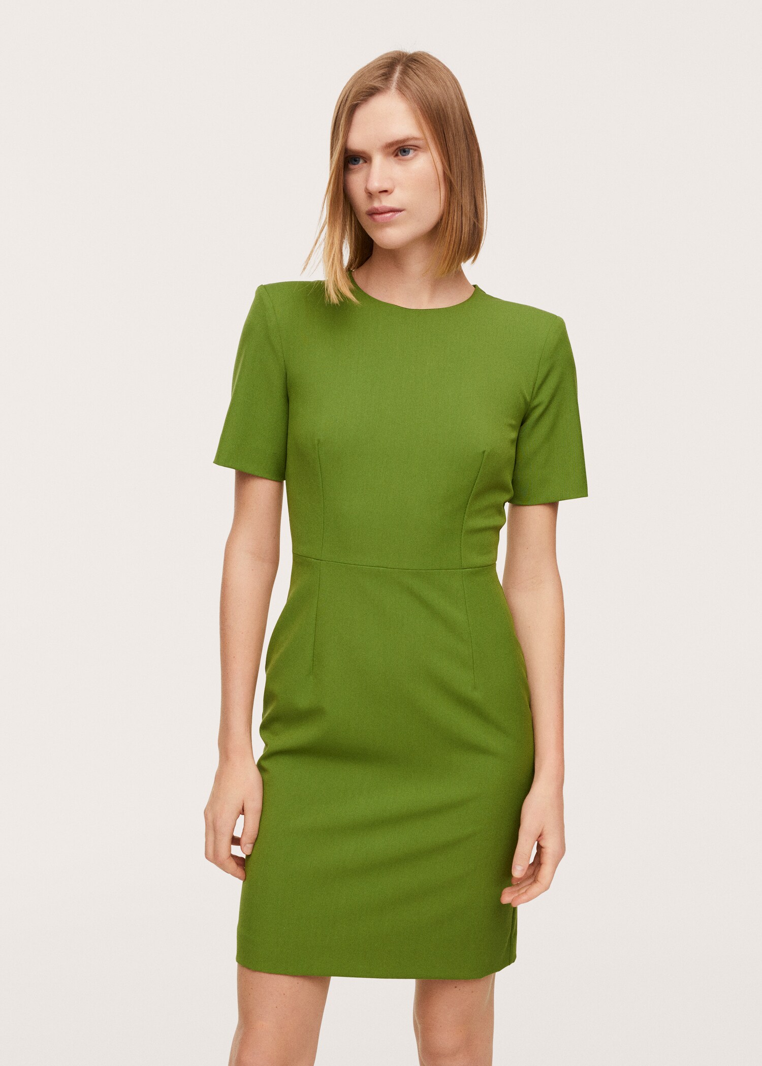 Tailored short dress - Medium plane