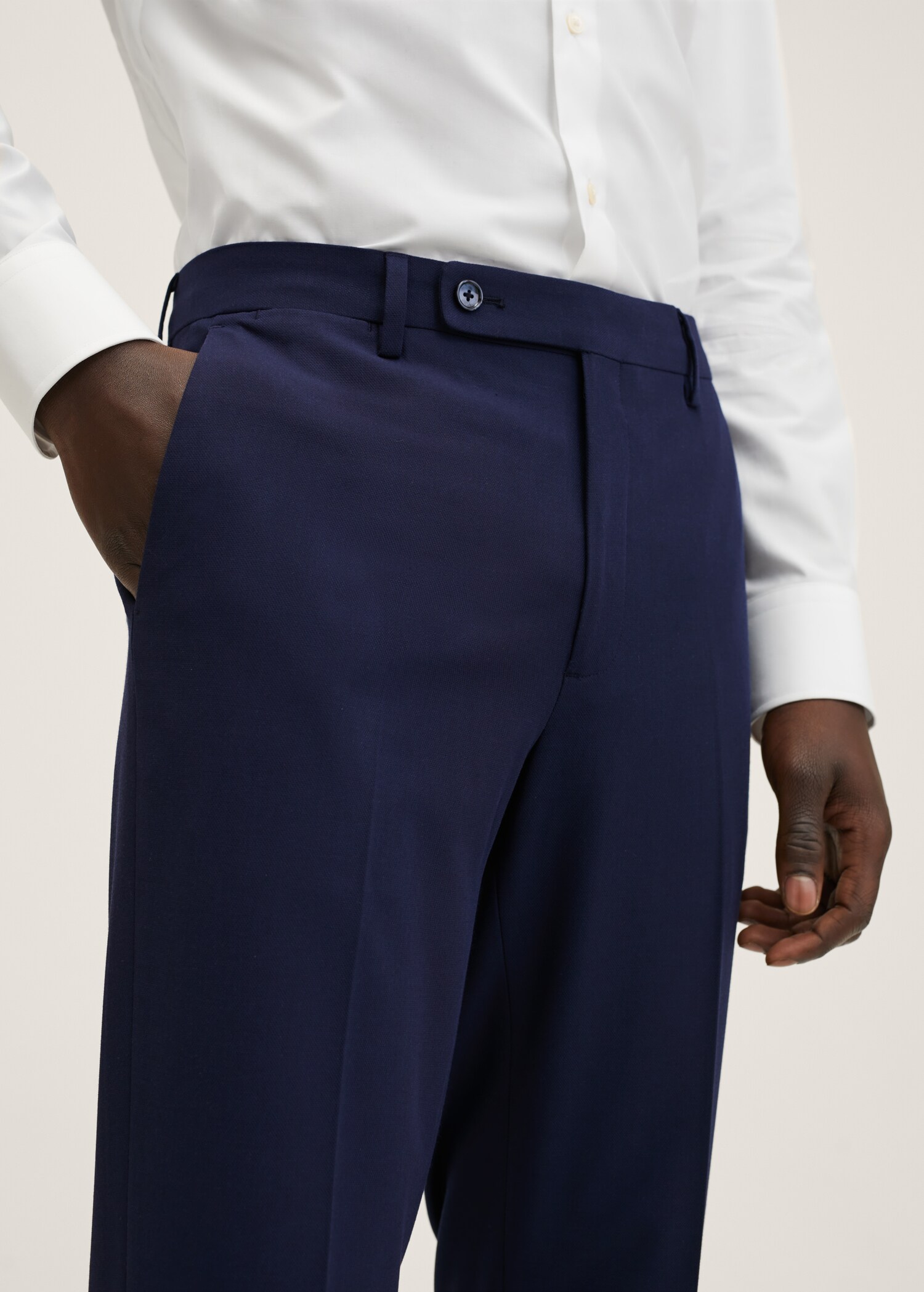 Oblekové kalhoty slim fit - Detail zboží 1