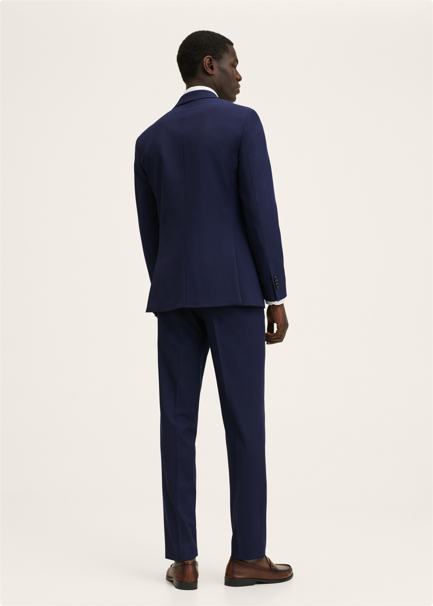 Oblekové kalhoty slim fit - Zadní strana zboží