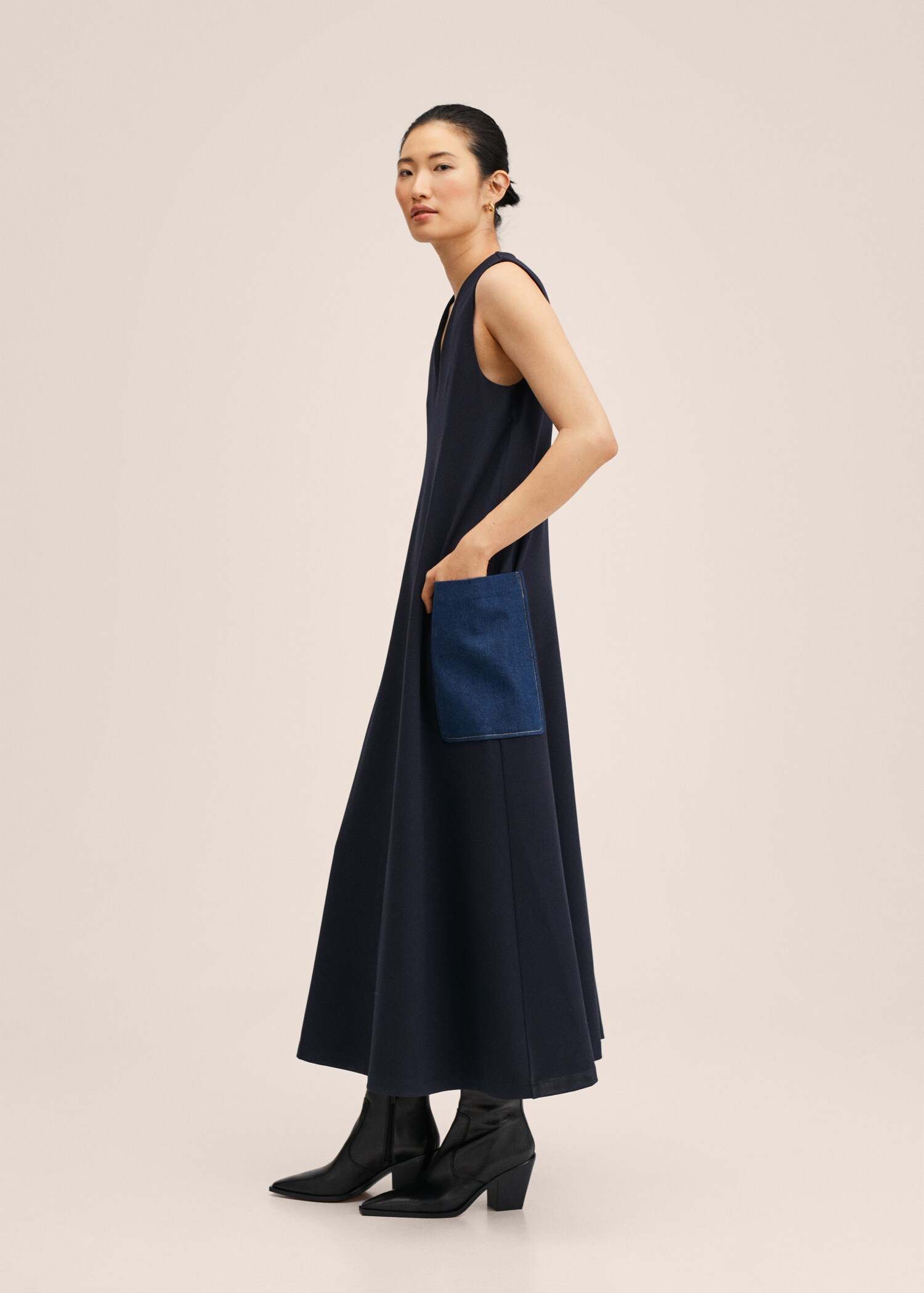 Vestido oversize bolsillos - Detalle del artículo 2