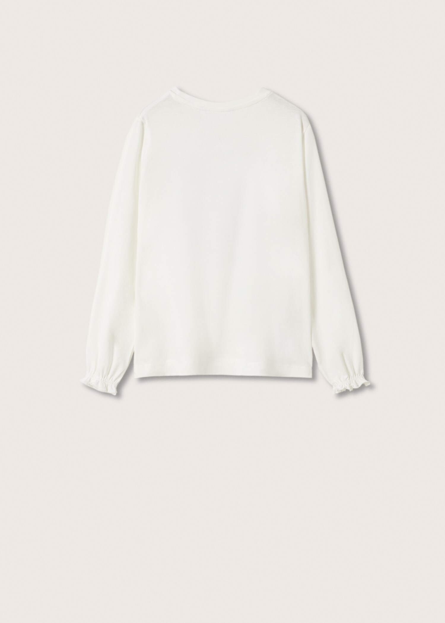 Camiseta manga larga bordado - Reverso del artículo