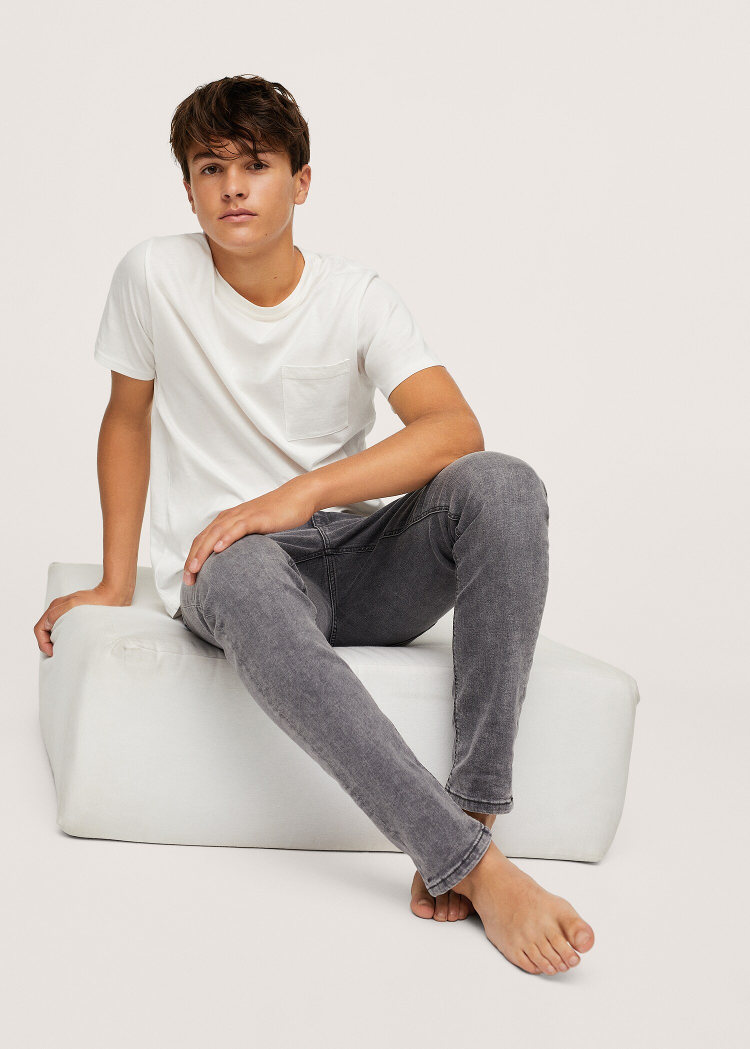 Džíny skinny - Náhled ve středové rovině