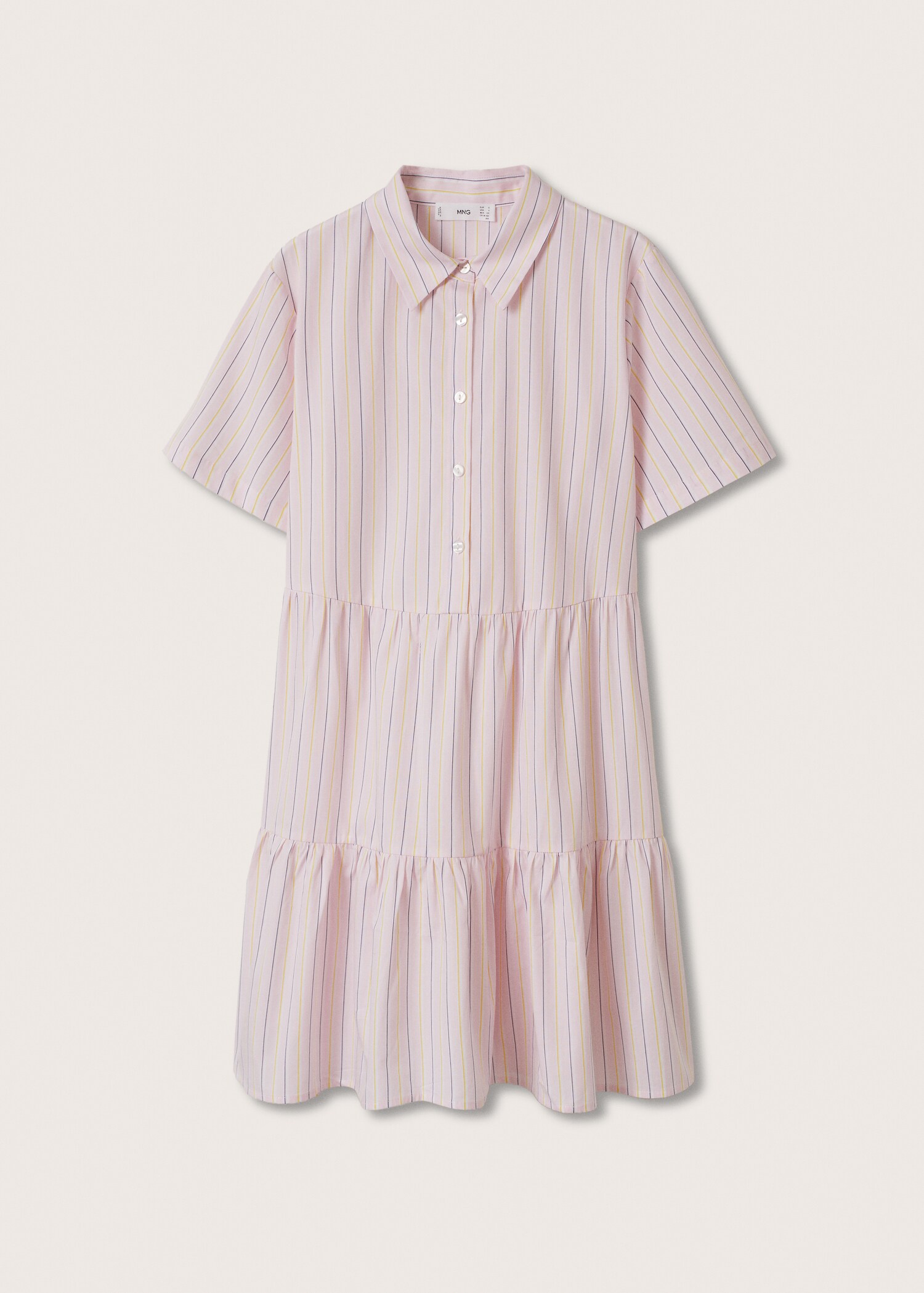 Frill cotton dress - Article without model