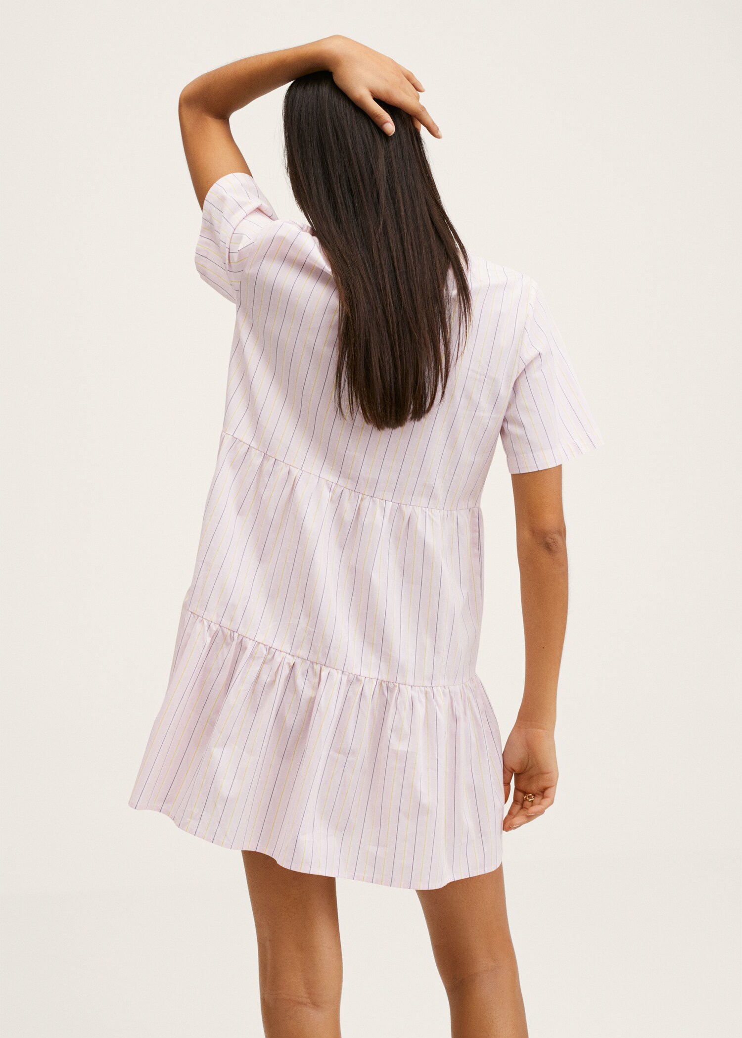 Frill cotton dress - Reverse of the article