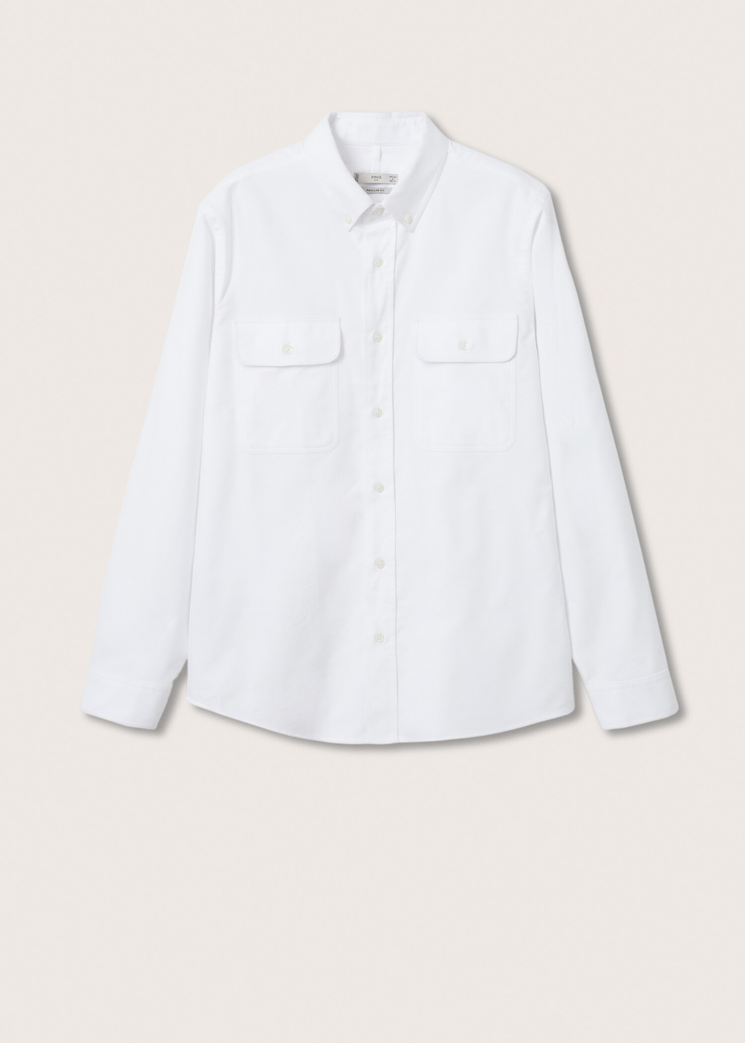 Chest-pocket cotton shirt - Article without model