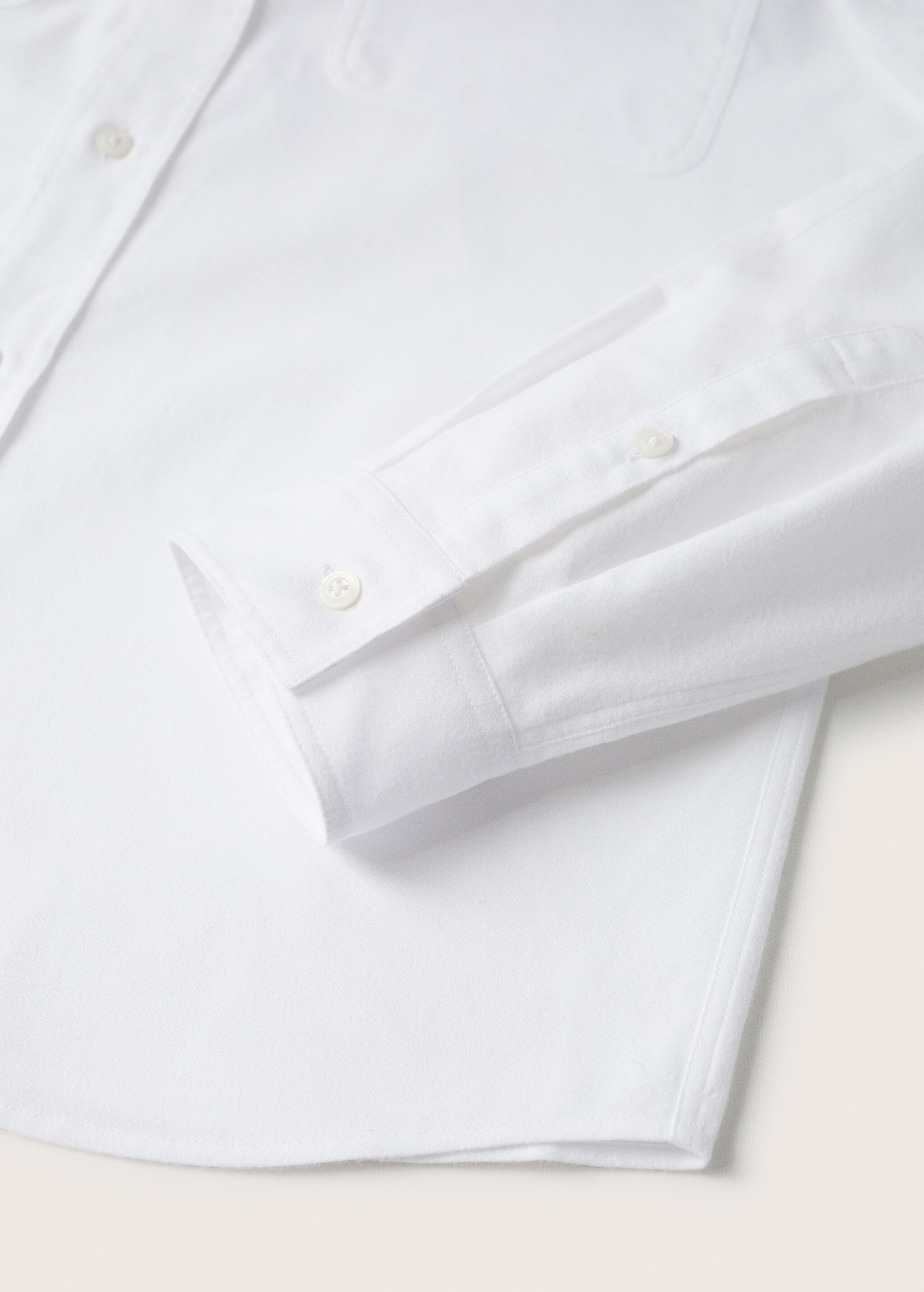 Chest-pocket cotton shirt - Details of the article 7