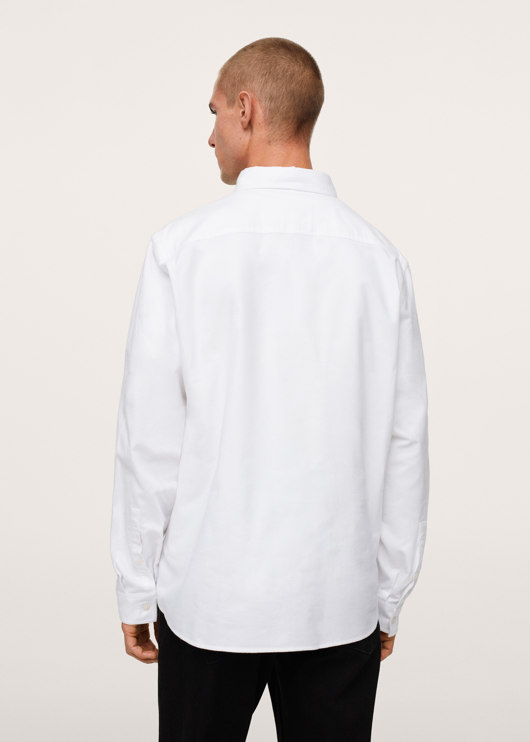 Chest-pocket cotton shirt - Reverse of the article