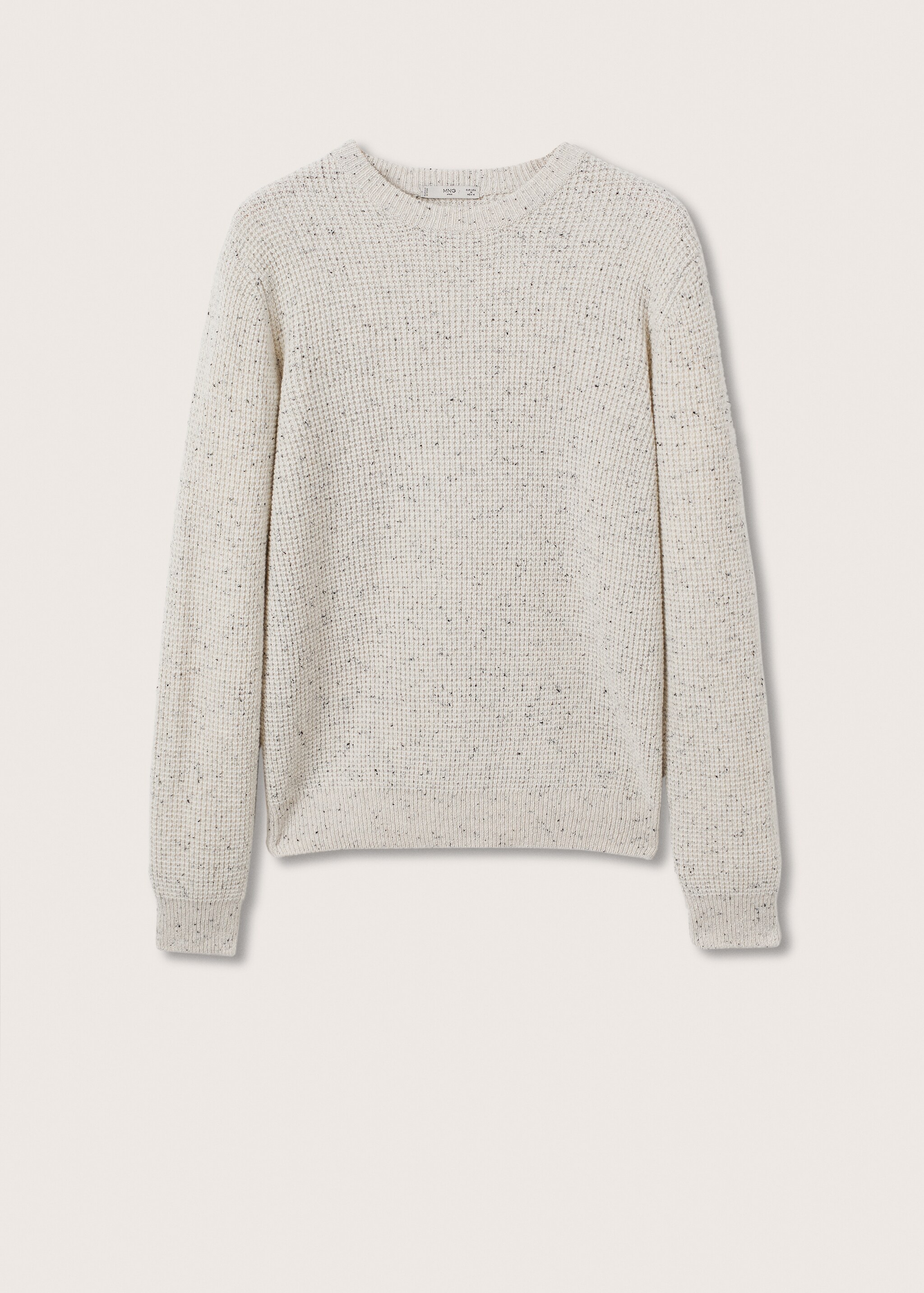 Structured flecked sweater - Article without model