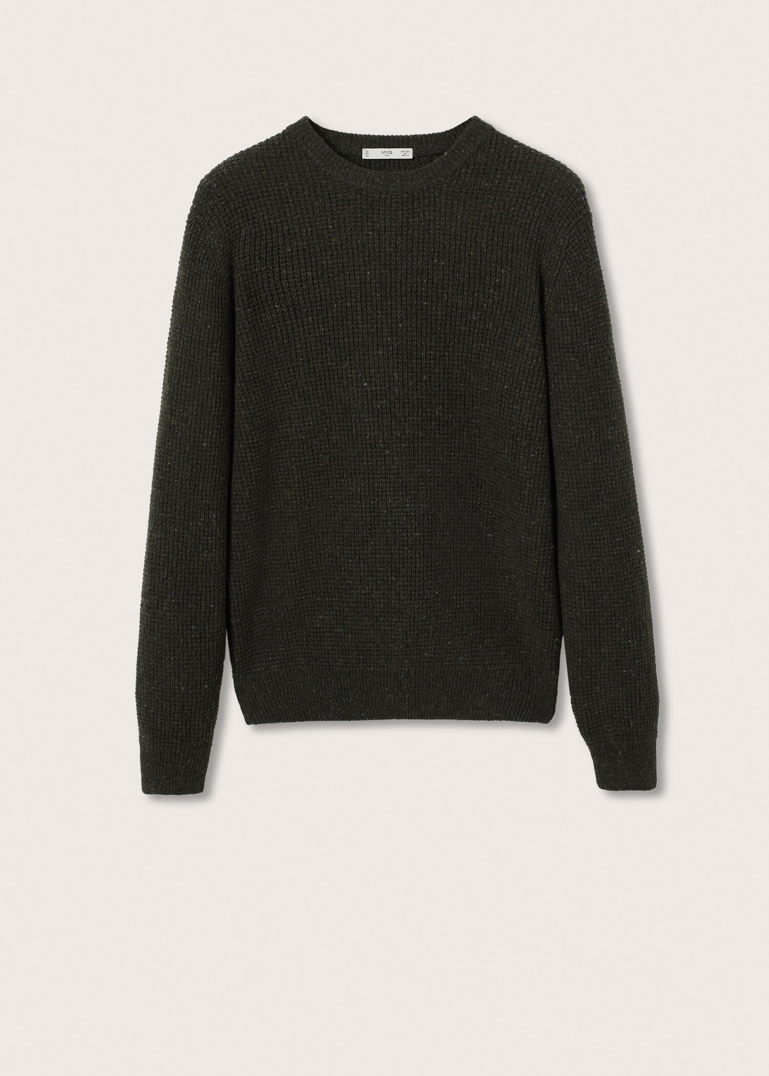 Žíhaný svetr se strukturou - Zboží bez modelu