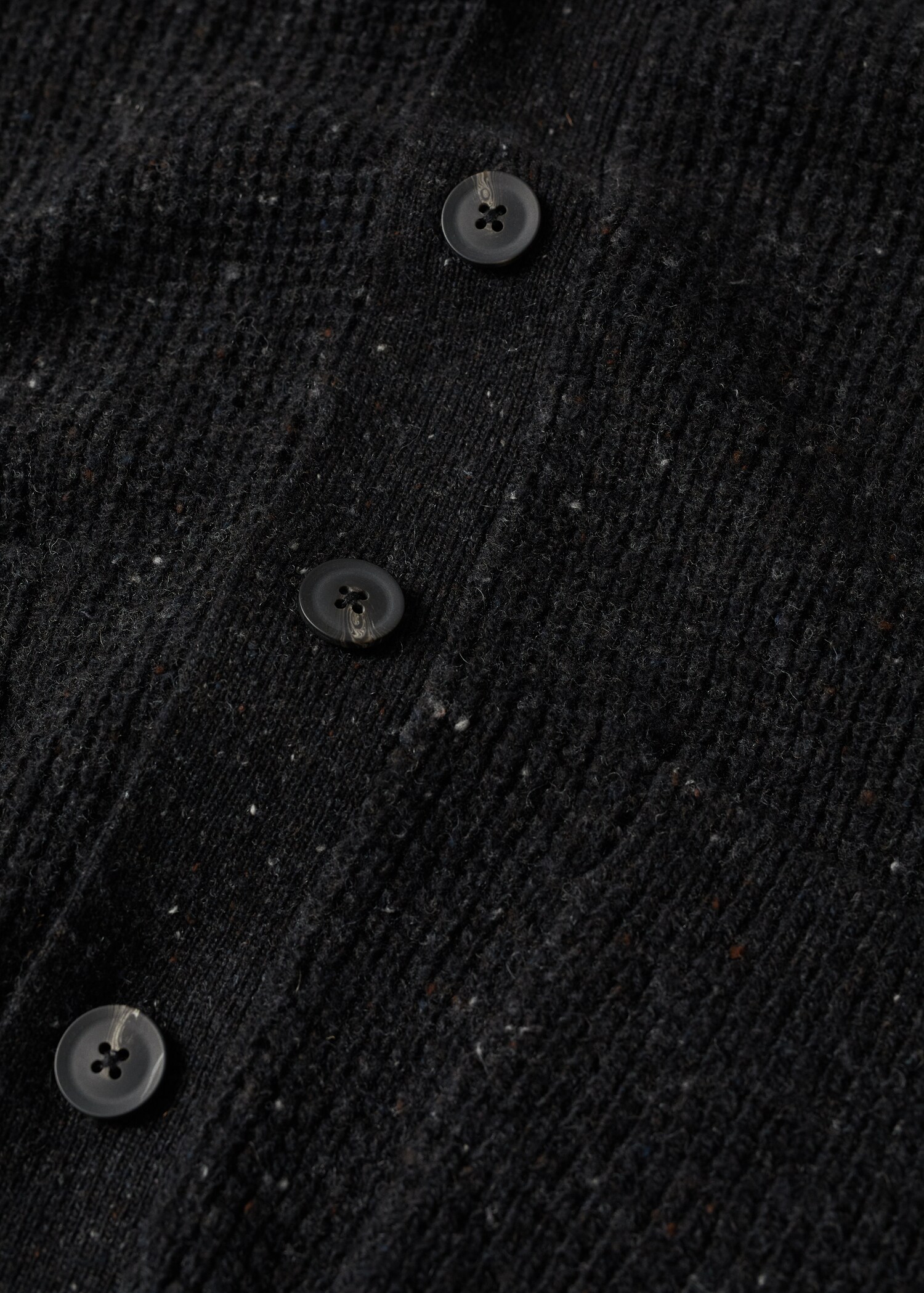 Structured wool cardigan - Details of the article 8