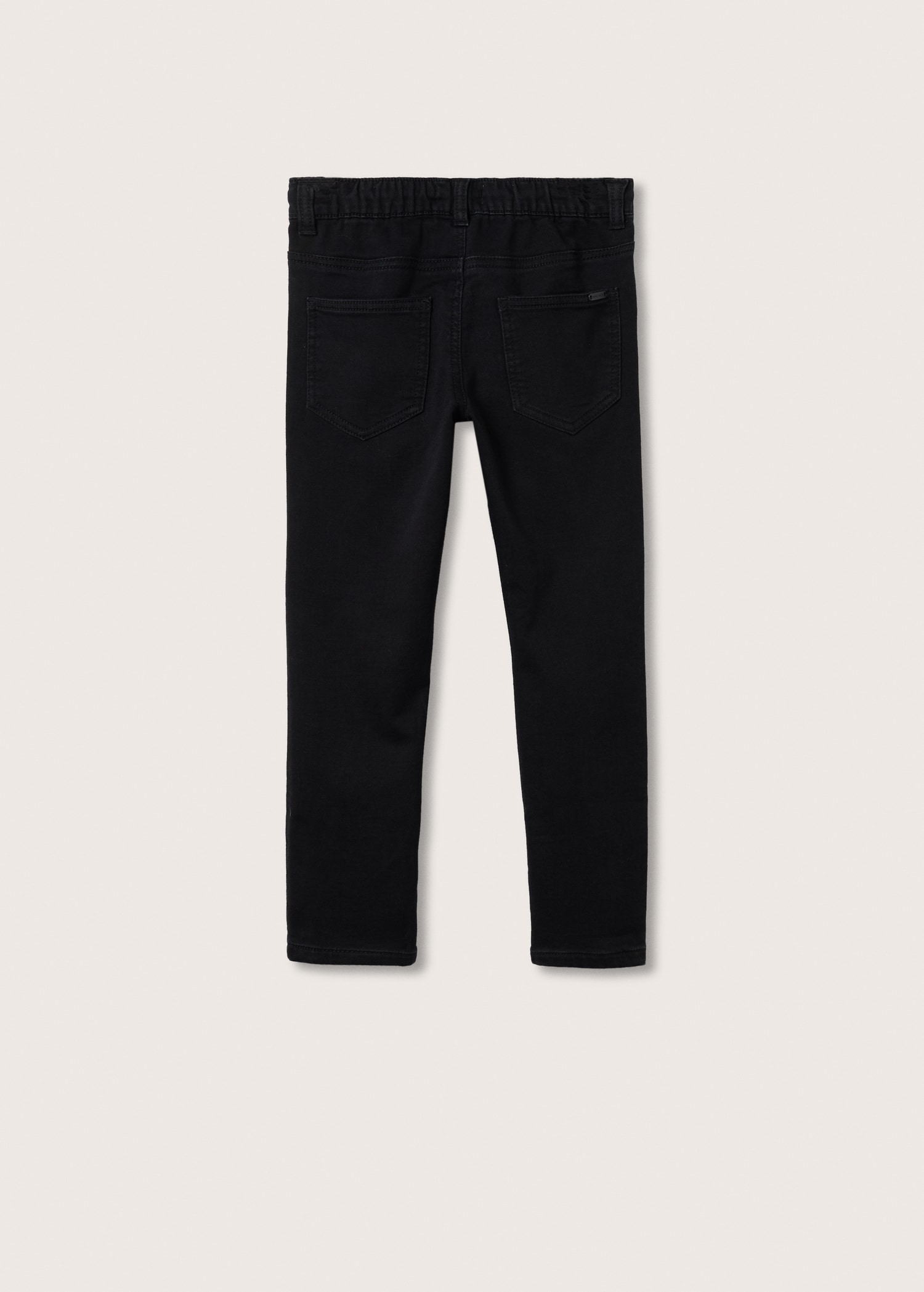 Jeans resårmidja snöre - Artikelns baksida
