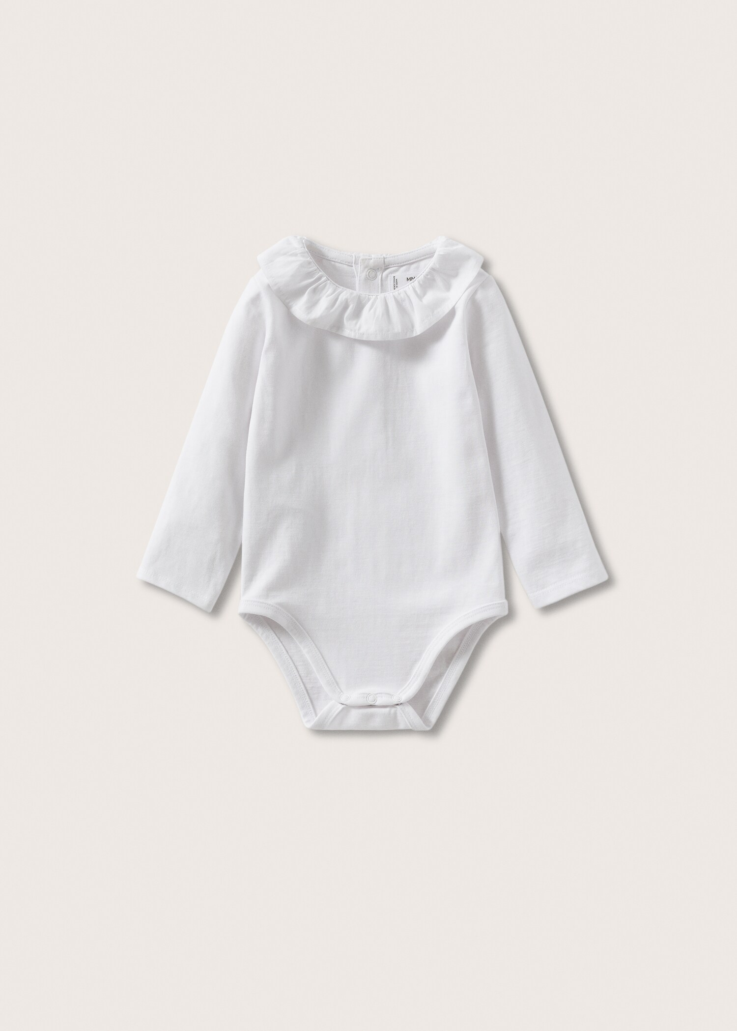 Ruffled cotton body - Article without model