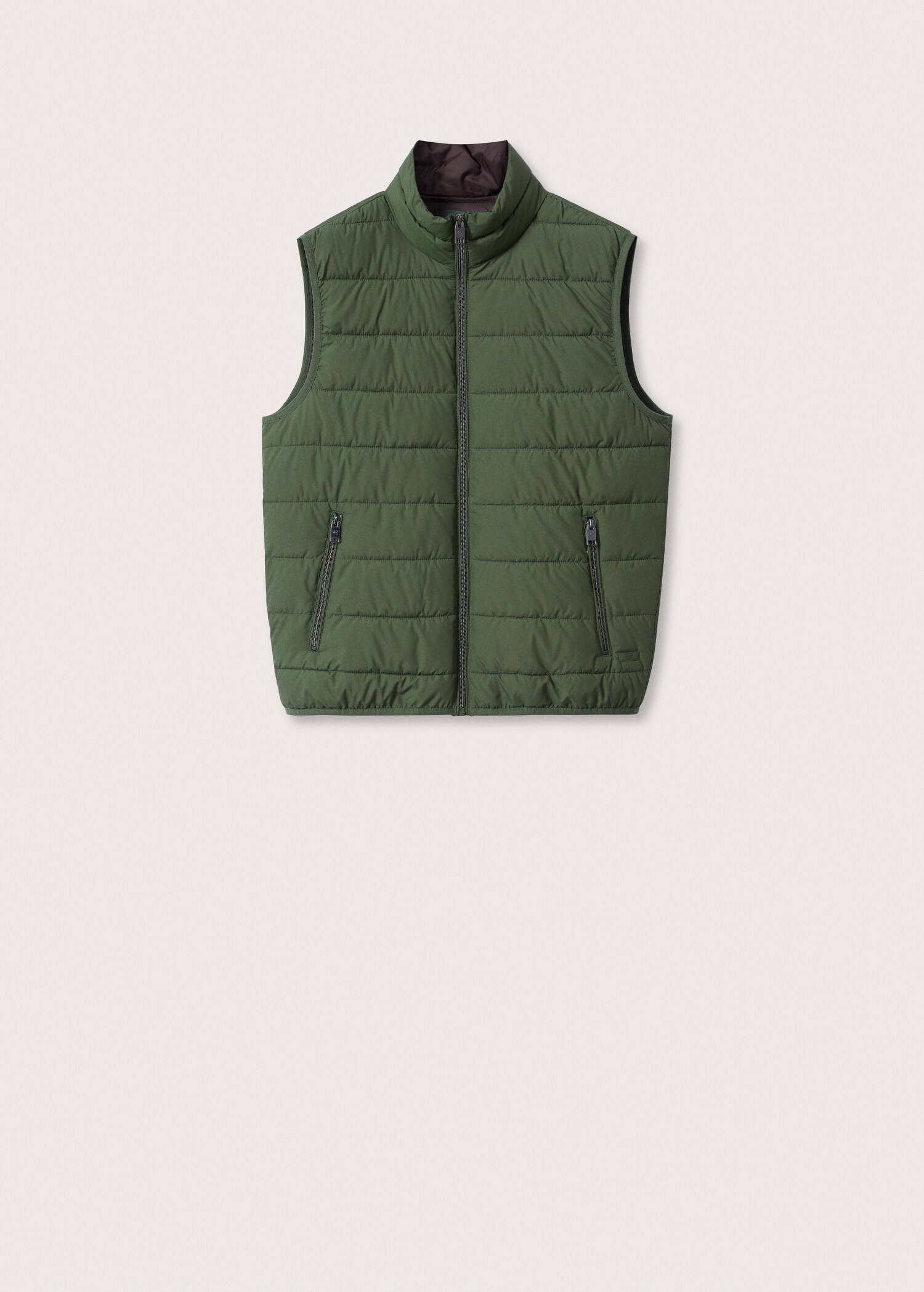 Water-repellent quilted gilet - Article without model