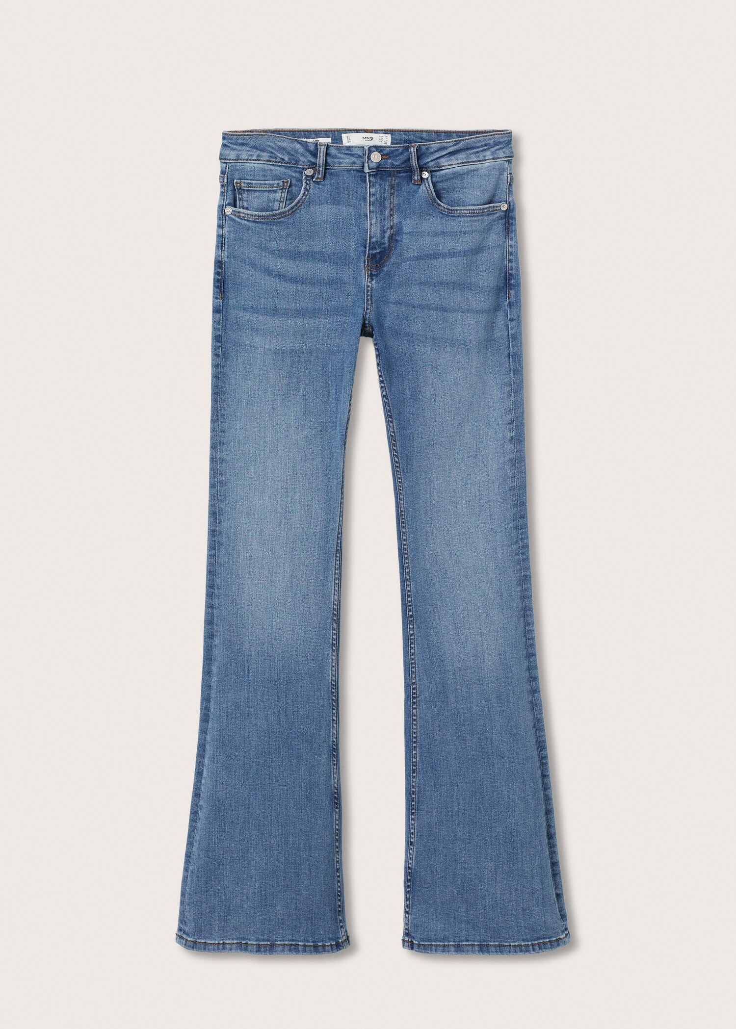 Medium-rise flared jeans  - Article without model