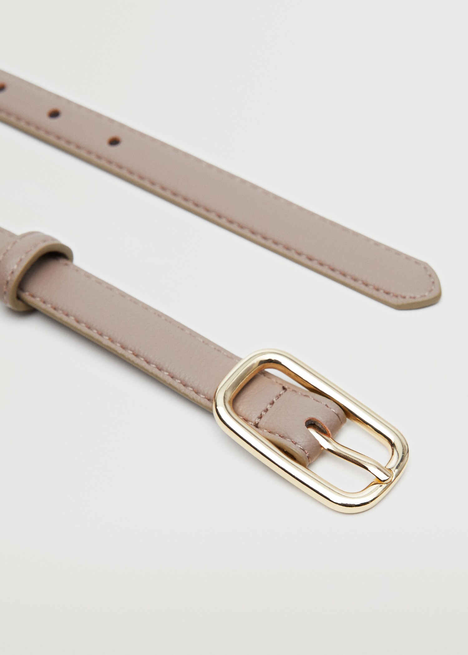 Cinturón hebilla rectangular - Plano medio