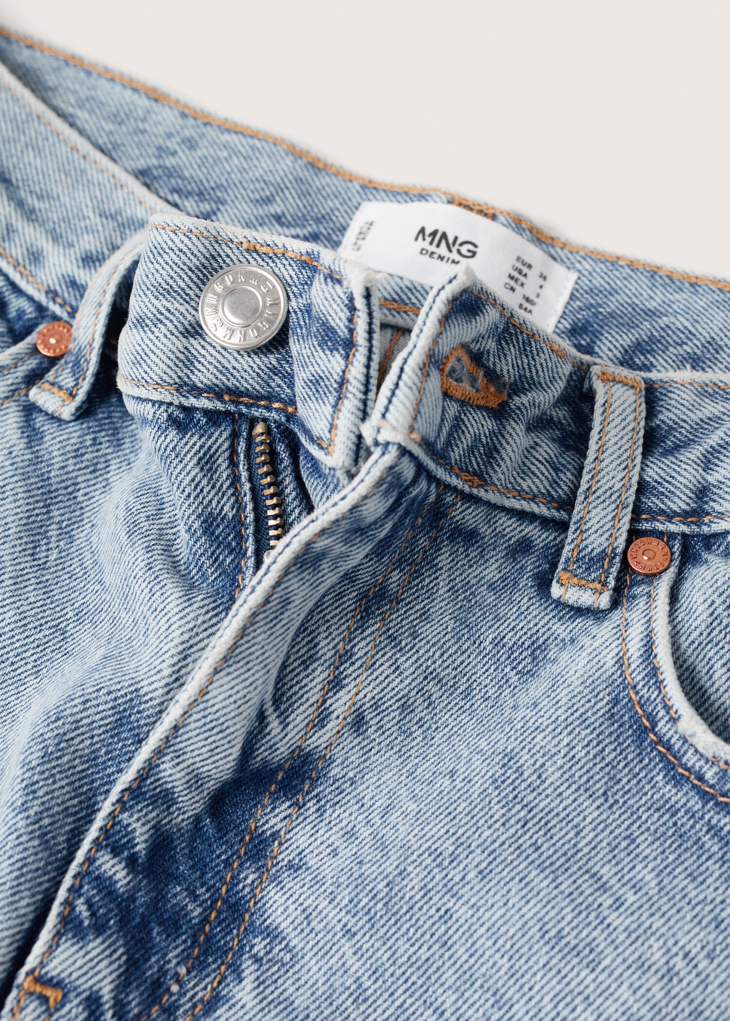 Mid-rise straight-fit jeans - Detail van het artikel 8