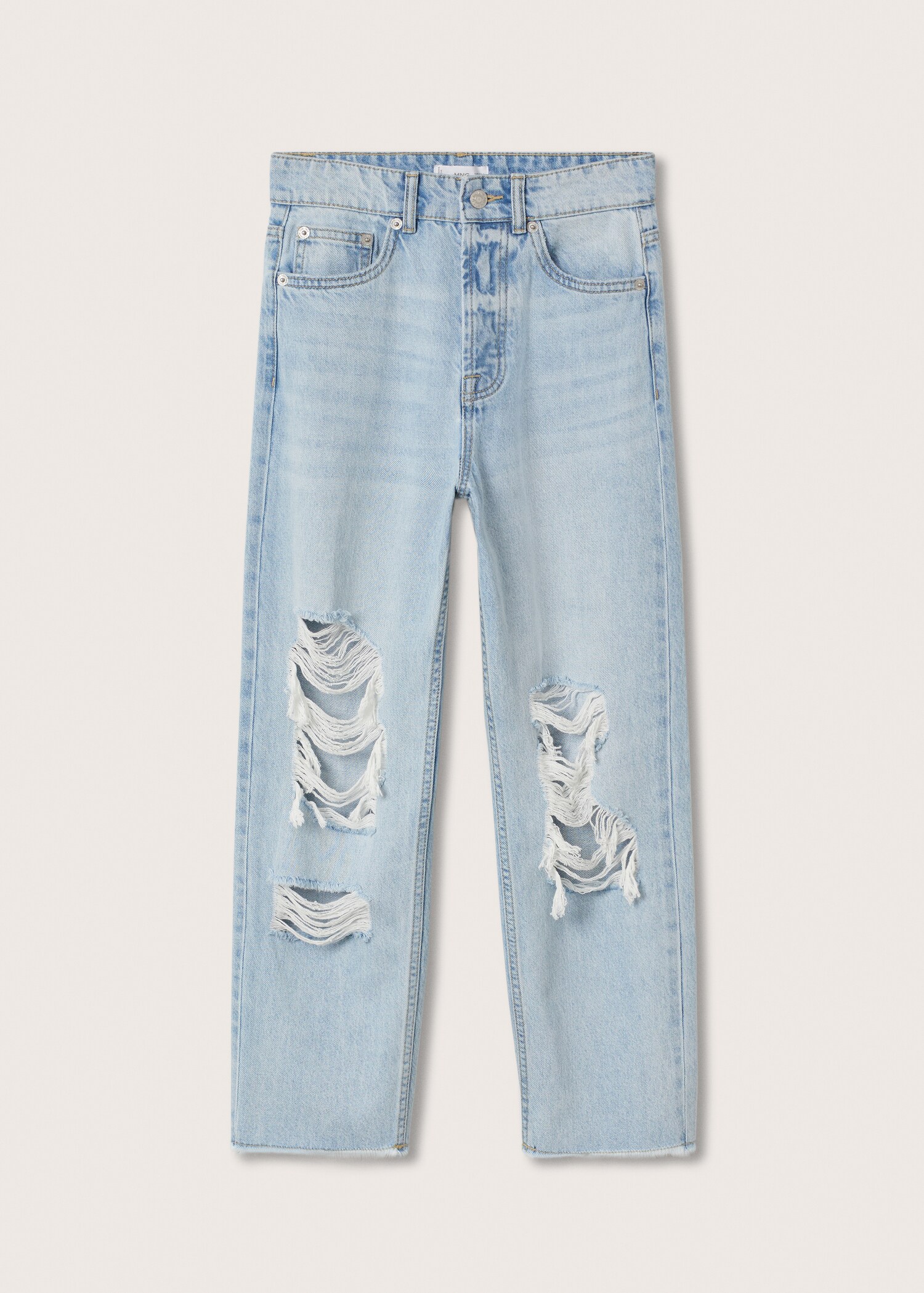Jeans strappi decorativi - Articolo senza modello