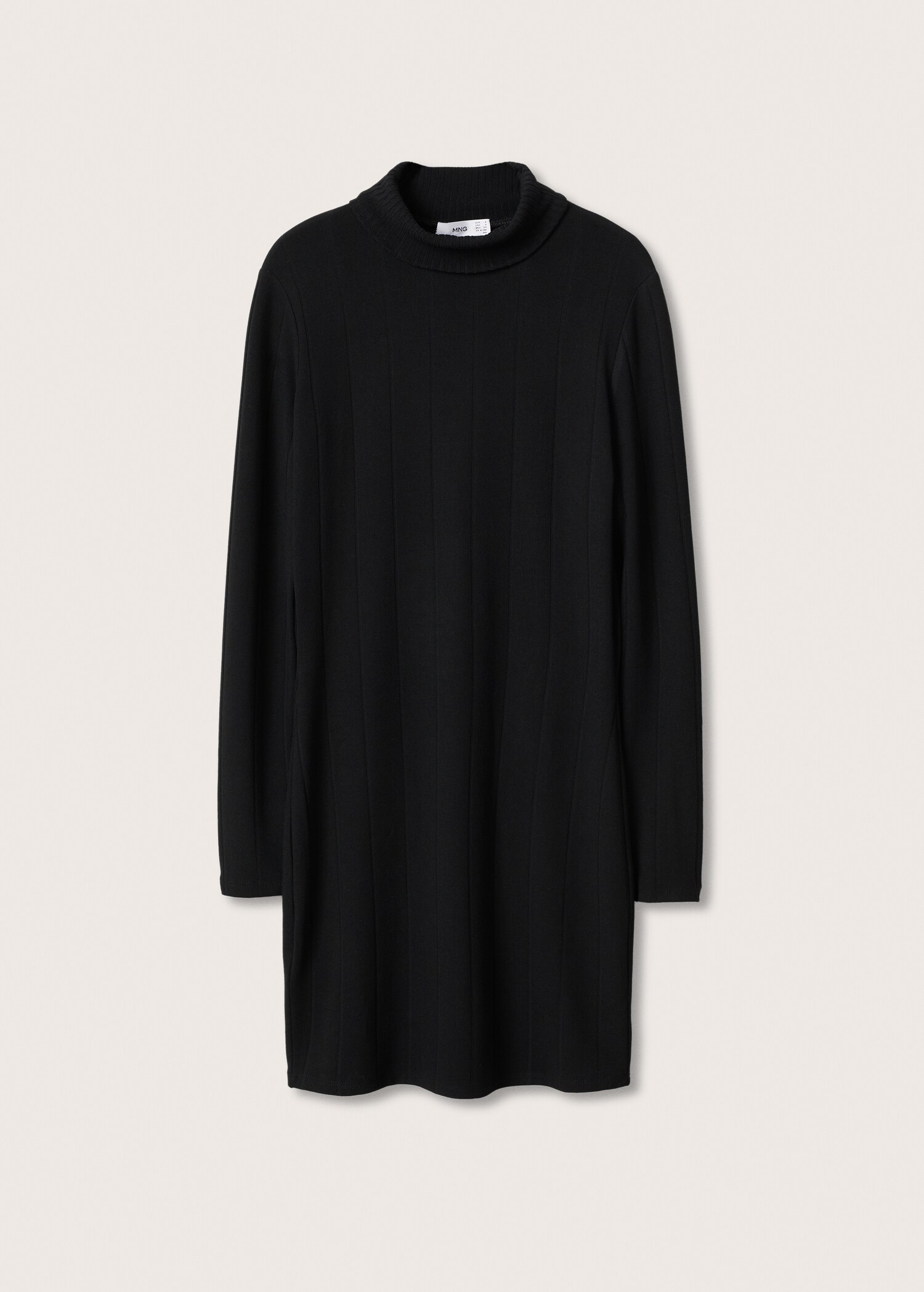Abito maglia collo alto - Articolo senza modello