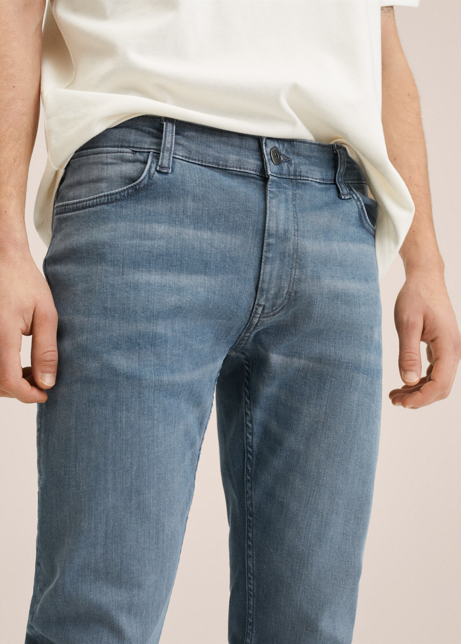 Patrick slim-fit ultra soft-touch jeans - Details of the article 1
