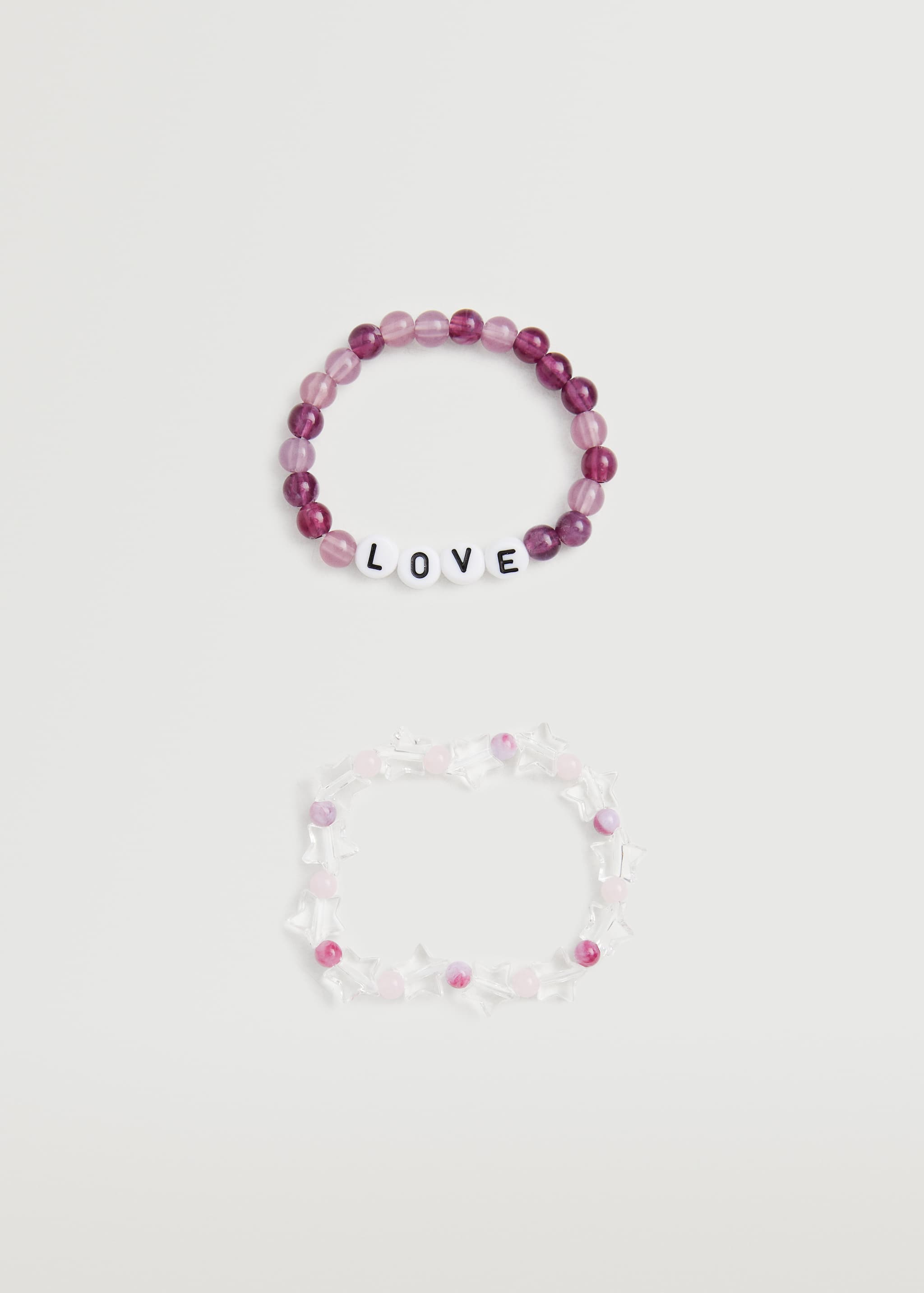 2-pack message bracelets - Article without model