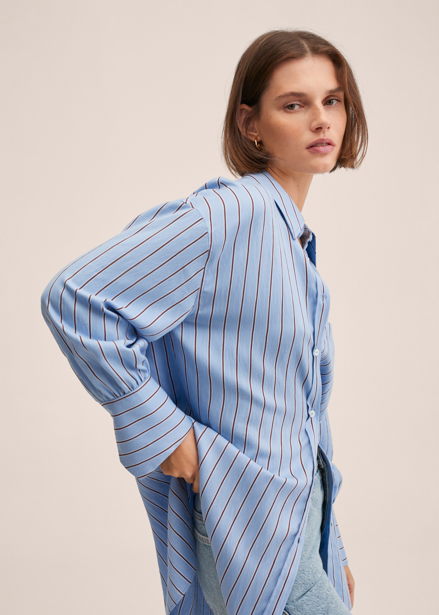 Camisa rayas bolsillo - Detalle del artículo 2
