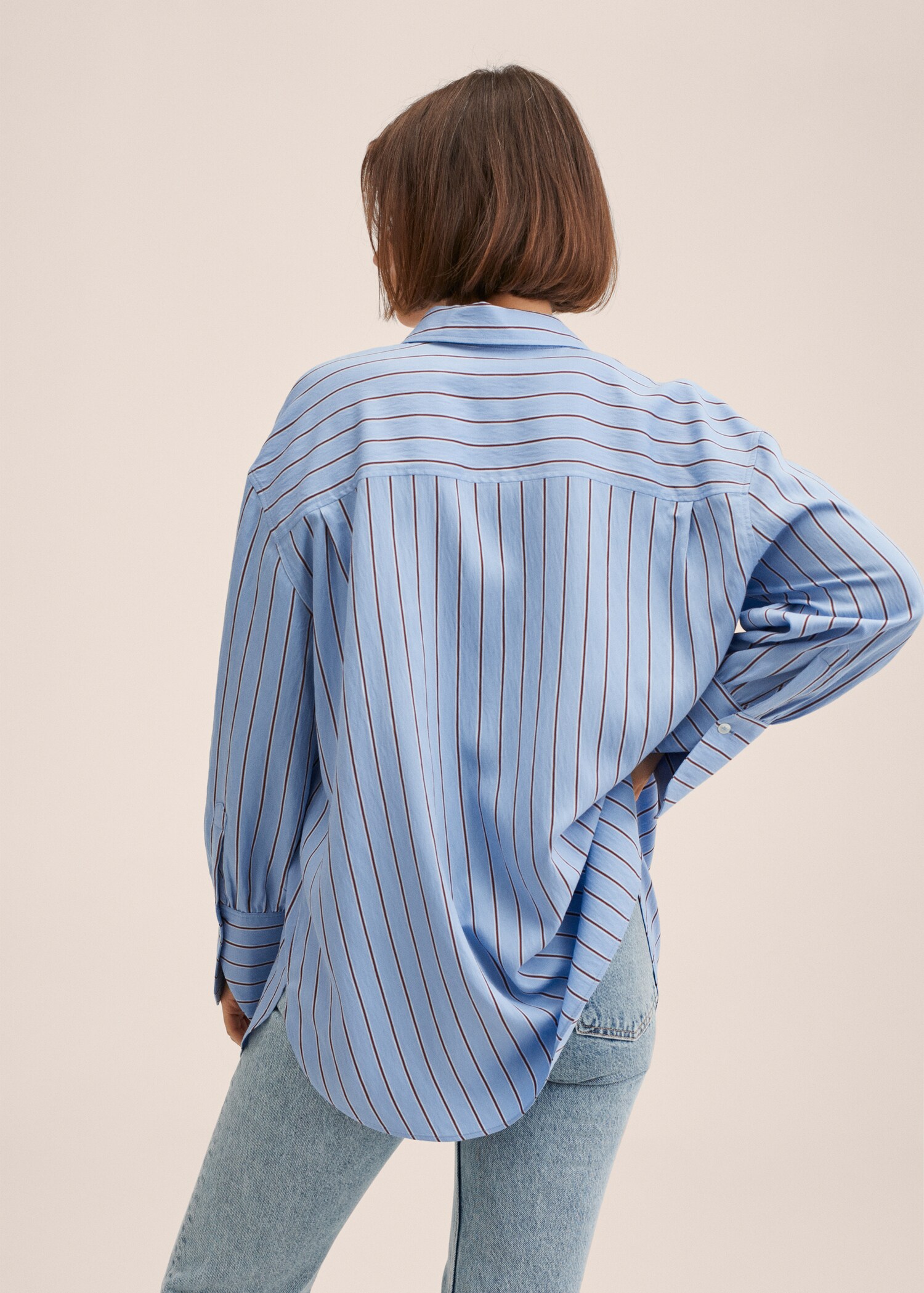 Camisa rayas bolsillo - Reverso del artículo
