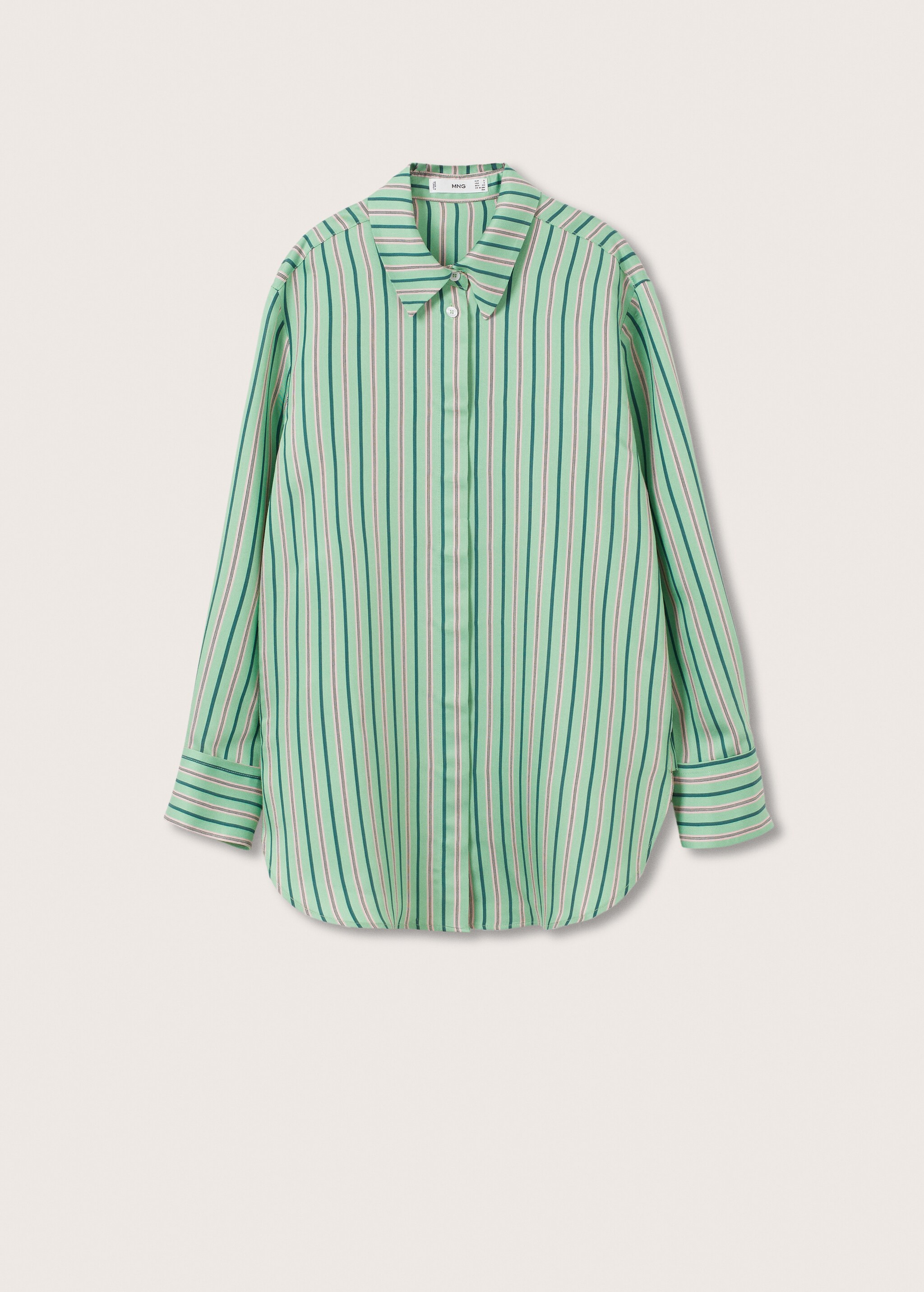 Buttoned striped shirt - Article without model